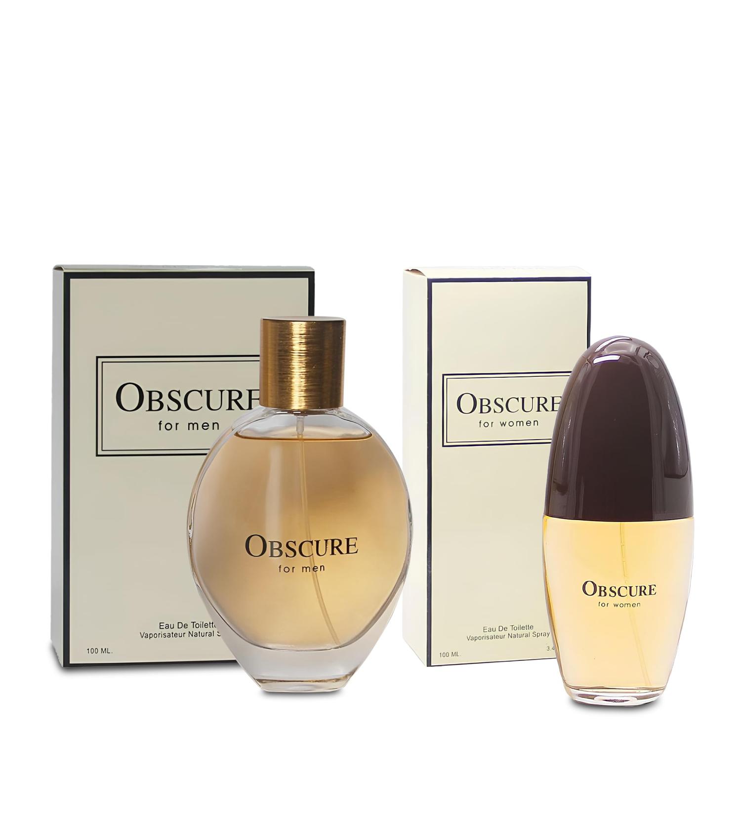 Obscure Couple Set Perfume for Women/Men Eau De Parfum - Amber Floral Jasmine Bourbon Vanilla & Woods Oriental-Floral Women/Men Cologne with a Modern Twist Elegant 100ml Bottle for Best Gift - Buy Online on GoSupps.com