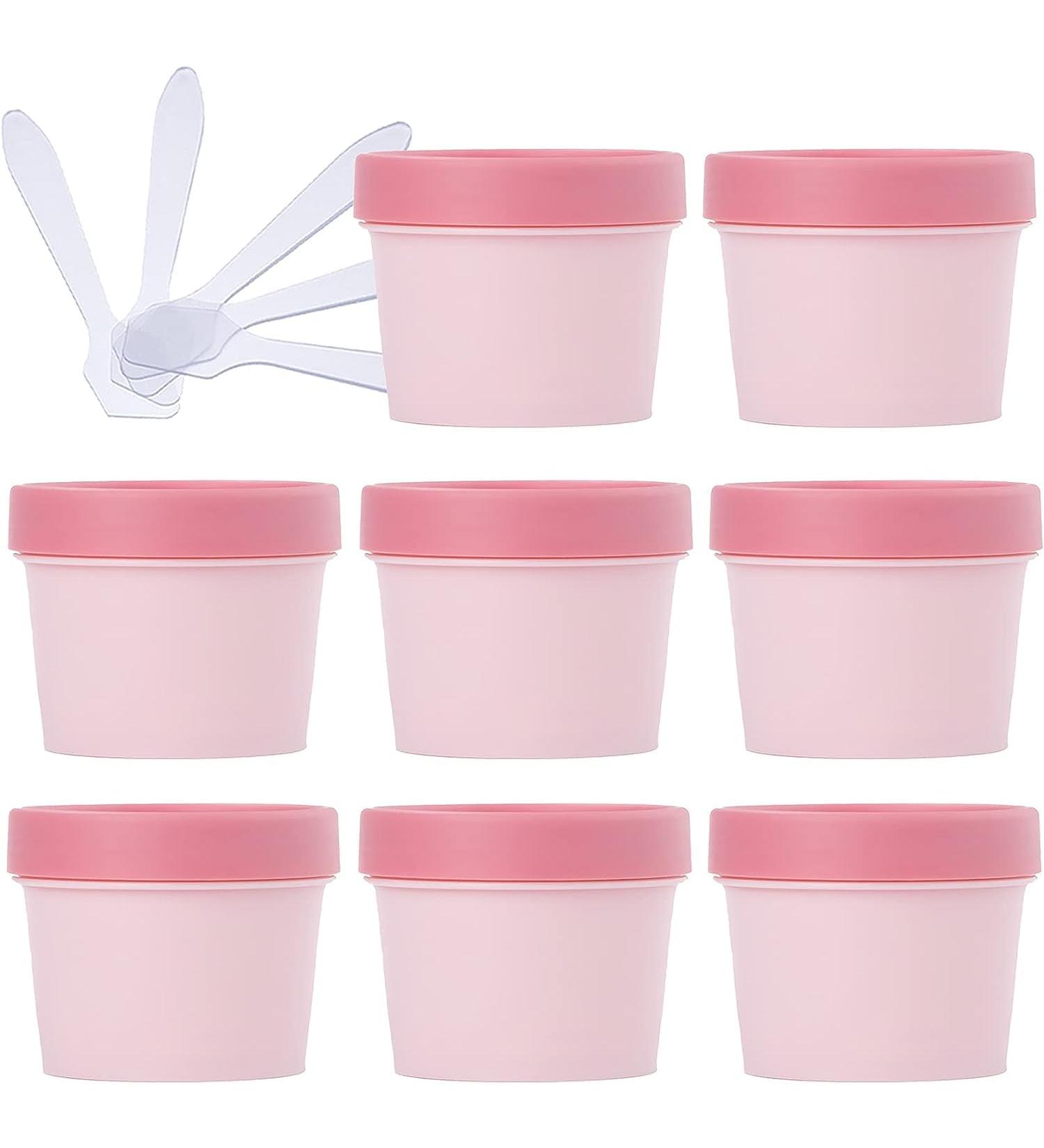 empty jars with lids cosmetic jar B0CL9LCNK610 PC 50ml Pink Mask Mixing Bowl Empty 50g Plastic Storage Jars with Inner Liner for Storage Body Hand Face Cream Lotion Gel 5X Spatula (Color : Geel Siz ( - Buy Online on GoSupps.com
