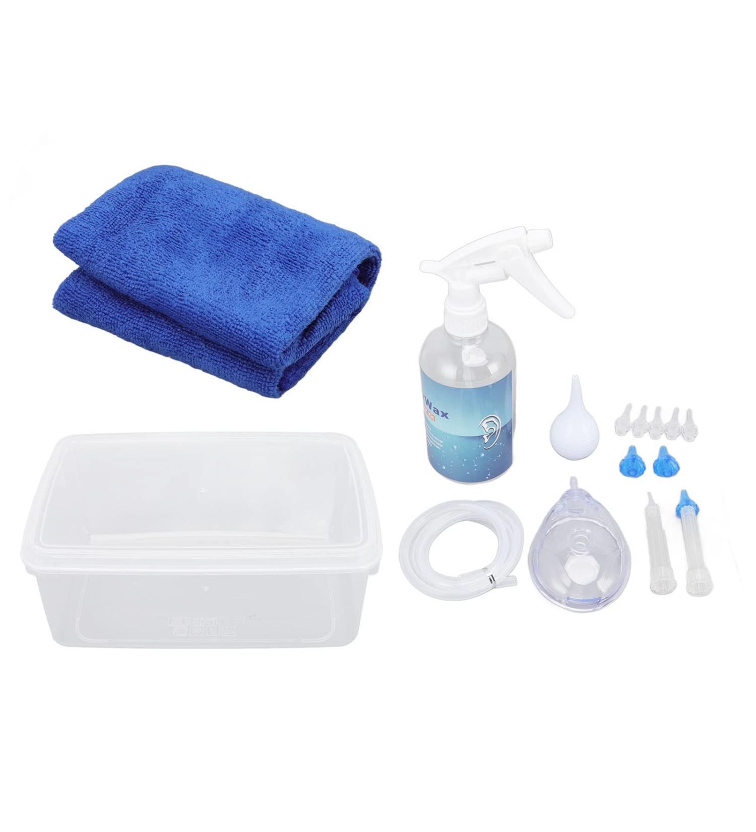 500ml Ear Washer Spray Bottle System | Effective Ear Wax Removal Tool with Accessories for Home Use - Buy Online on GoSupps.com