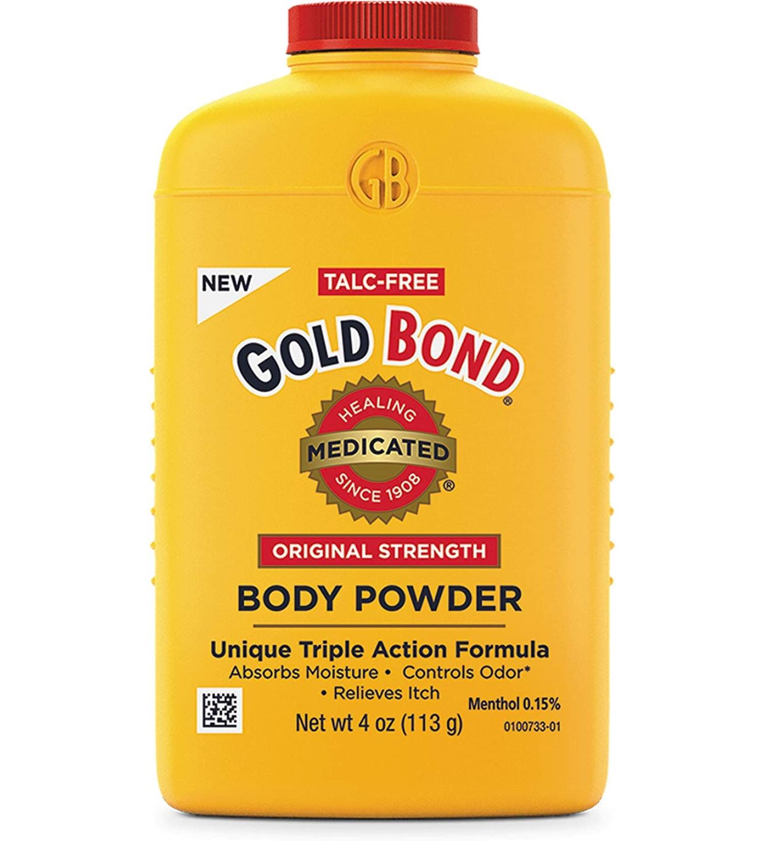 Gold Bond Medicated Powder 4oz - Soothes and Protects Skin with Healing Power - Buy Online on GoSupps.com
