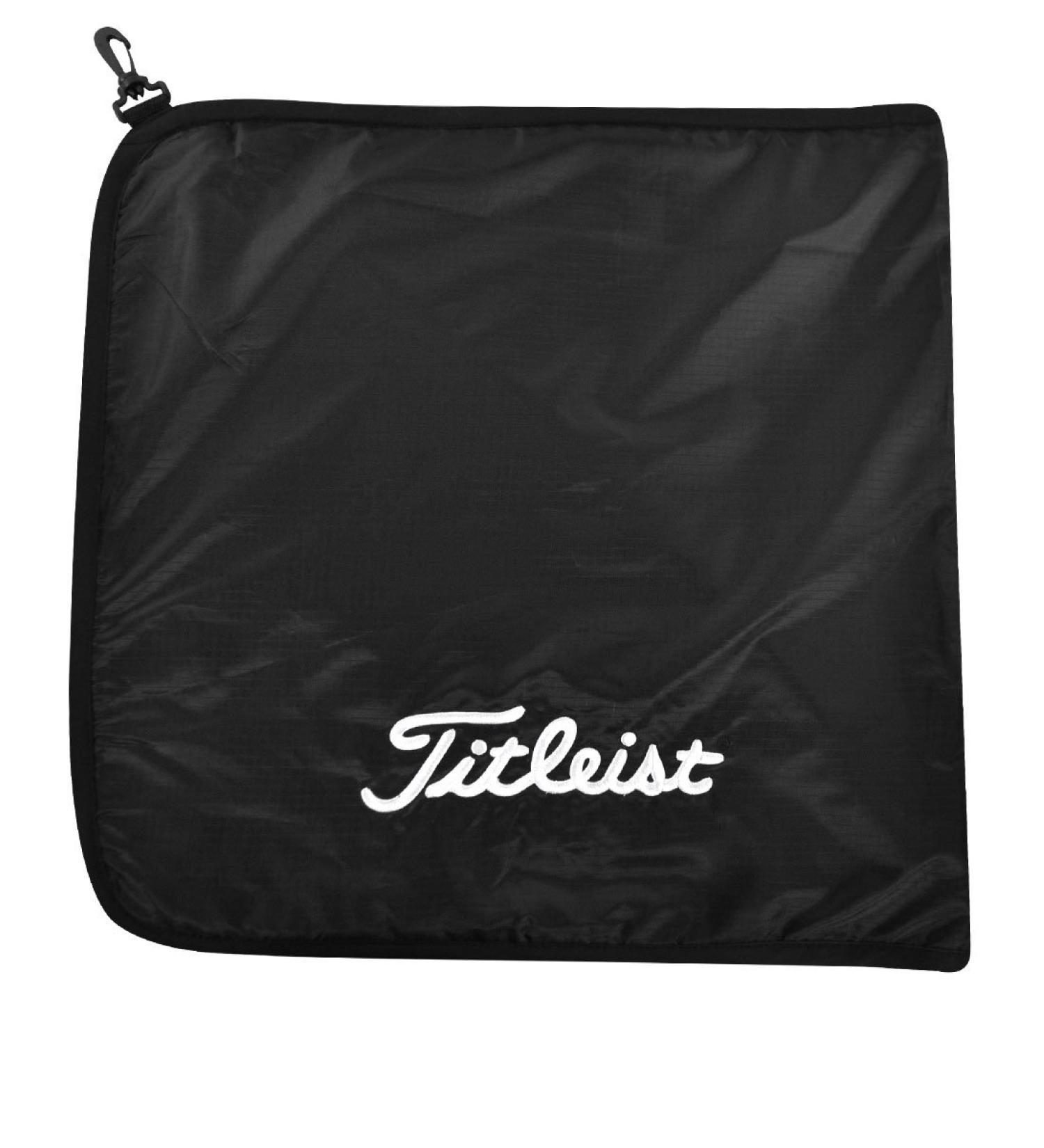 Titleist Dri Hood Towel, Black, Standard