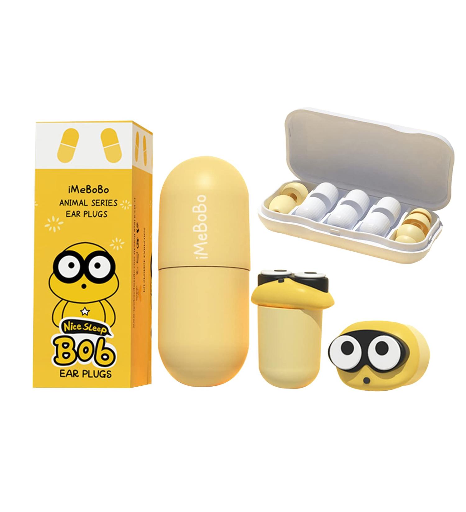 Super Soft Silicone and Foam Earplugs for Sleep & Noise Sensitivity - 36dB Noise Reduction - 6 Pairs including 5 Replaceable - Eyes Brothers - Buy Online on GoSupps.com