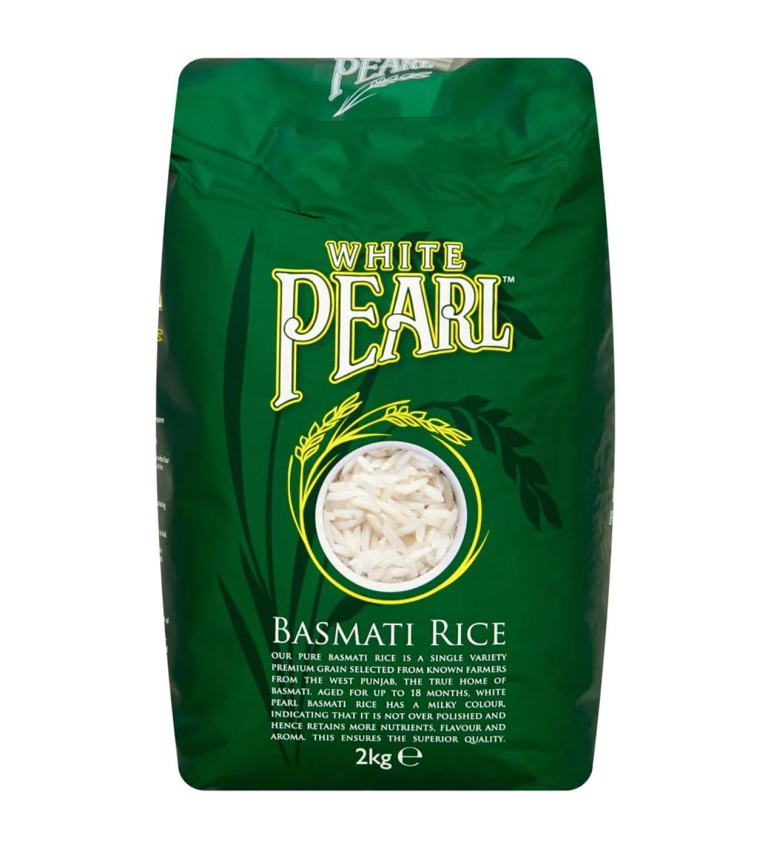 White Pearl Basmati Rice 2kg-Food