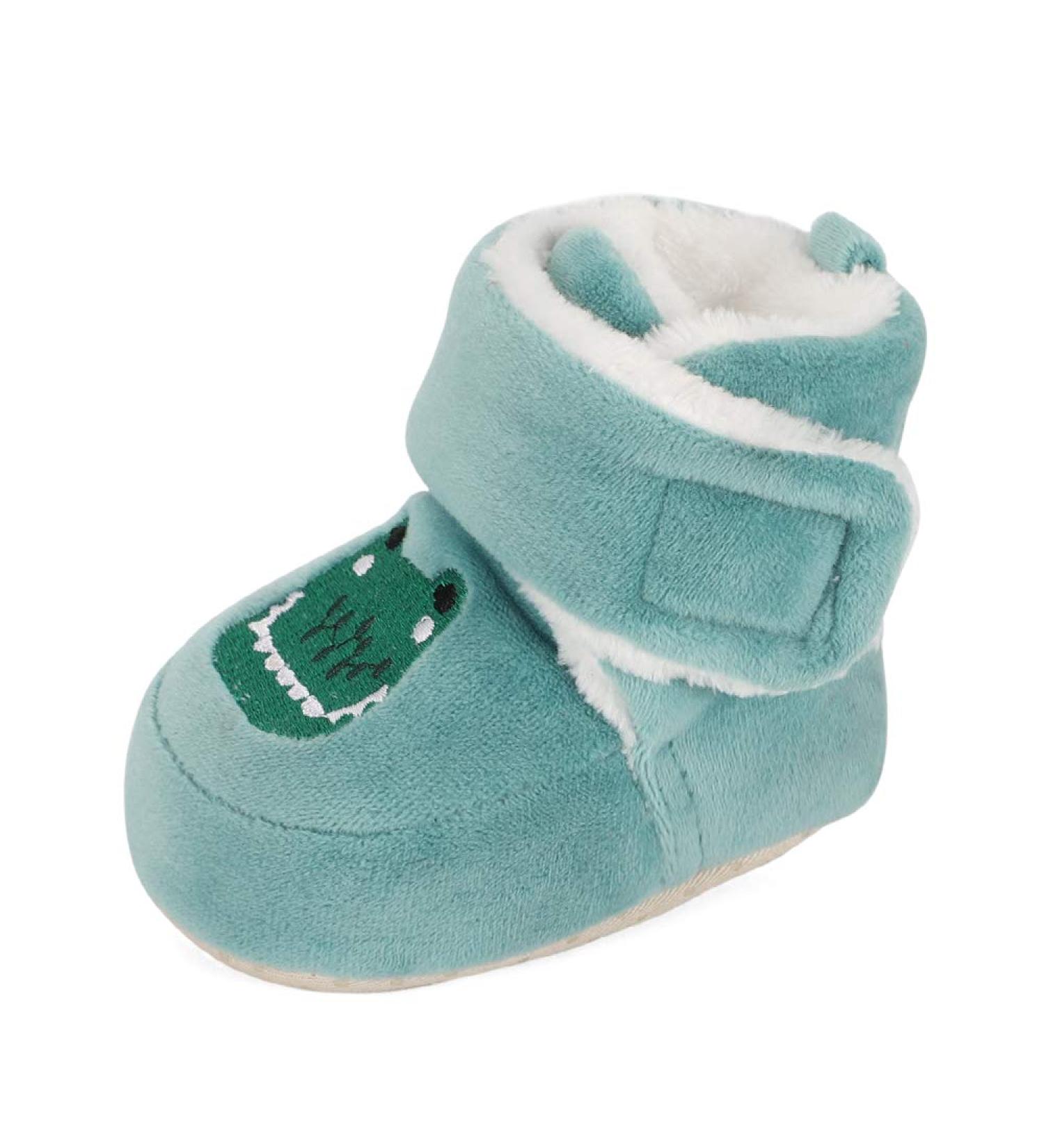 Matt Keely Baby Cartoon Anti-Slip Winter Booties for Toddler - Green 0-6 Months - Buy Online on GoSupps.com