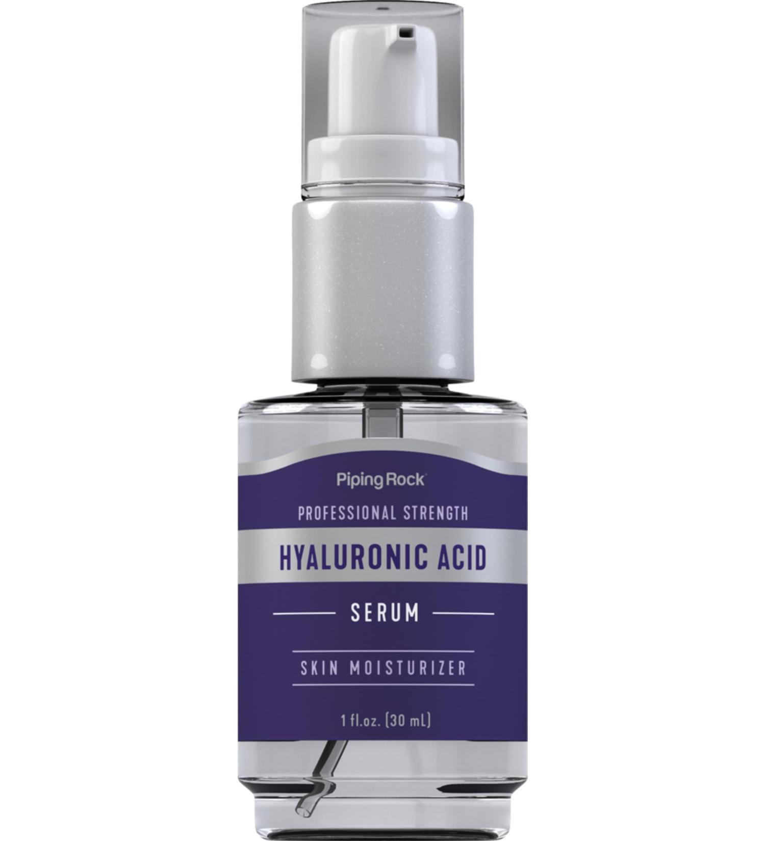 Piping Rock Hyaluronic Acid Serum for Face - Moisturizing & Cruelty-Free | 1 fl oz | International Shipping Available - Buy Online on GoSupps.com
