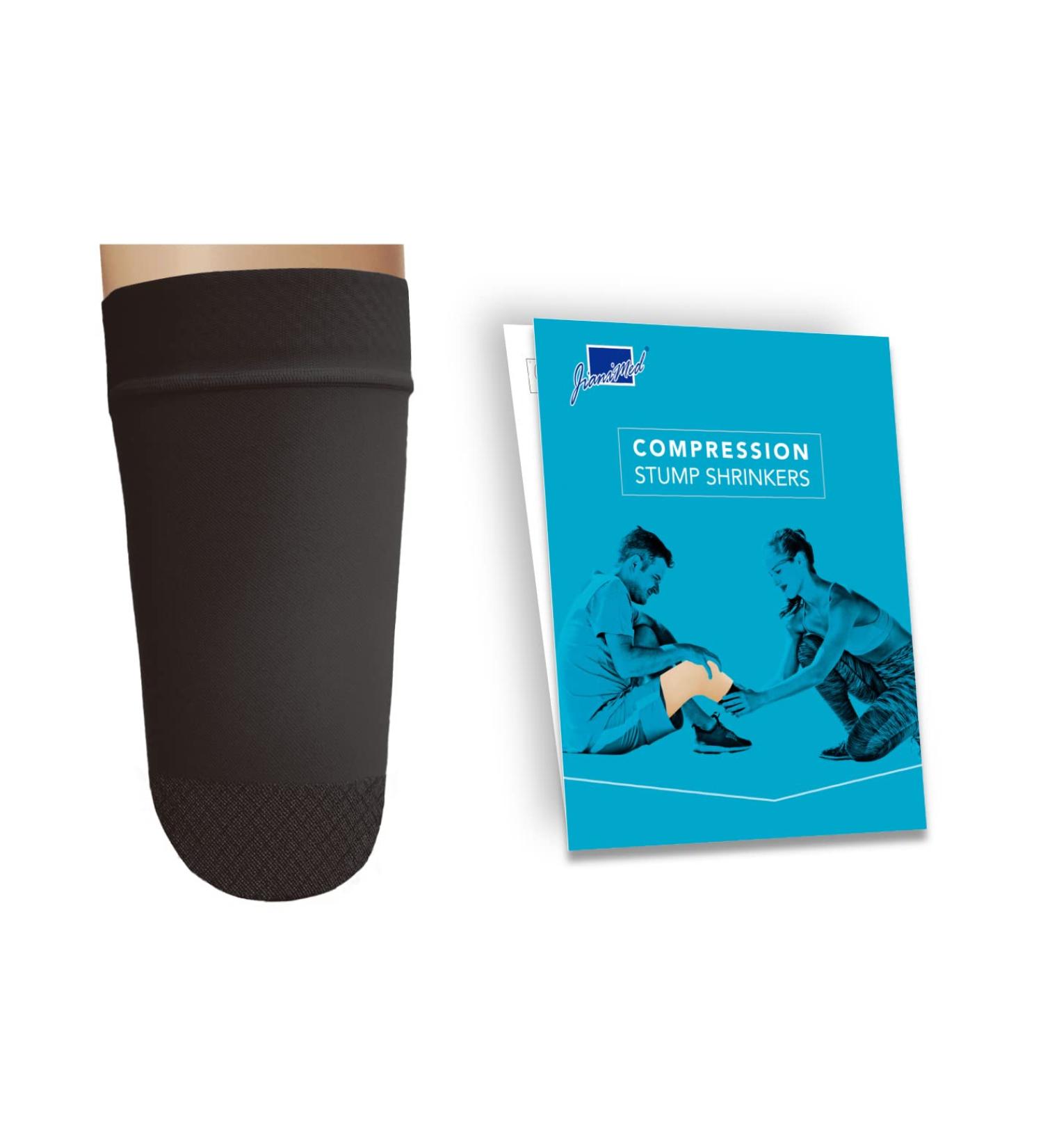 JianiMed Above Knee Prosthetic Stump Shrinkers - 35cm Compression Amputee Socks 20-30 mmHg Daily Use Taiwan Excellence 3XL Black - International Shipping Available - Buy Online on GoSupps.com