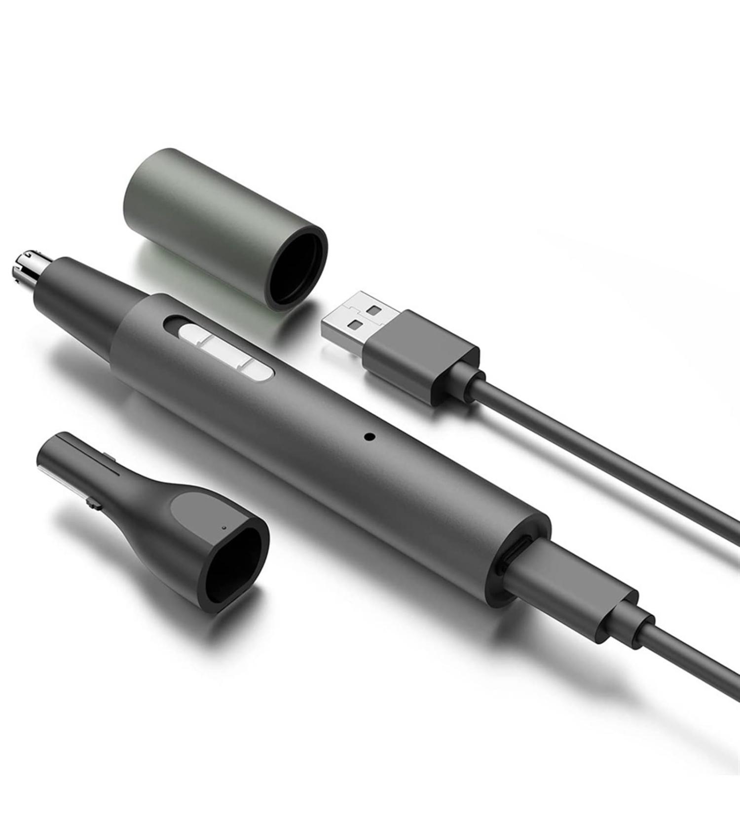 Rechargeable 3-in-1 Ear & Nose Hair Trimmer Set | Waterproof Body Grooming Kit for Men | Painless Beard Trimmer & Multi-Functional Grooming Tool - Buy Online on GoSupps.com