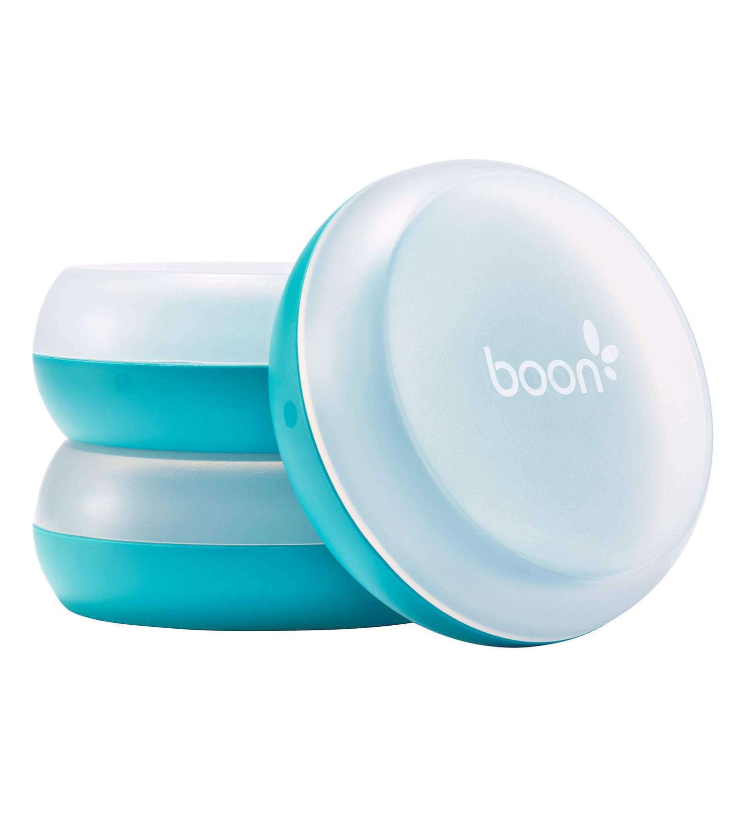 Boon NURSH Storage Buns - Blue & White (Pack of 3) | Convenient Baby Bottle Storage Solution - Buy Online on GoSupps.com