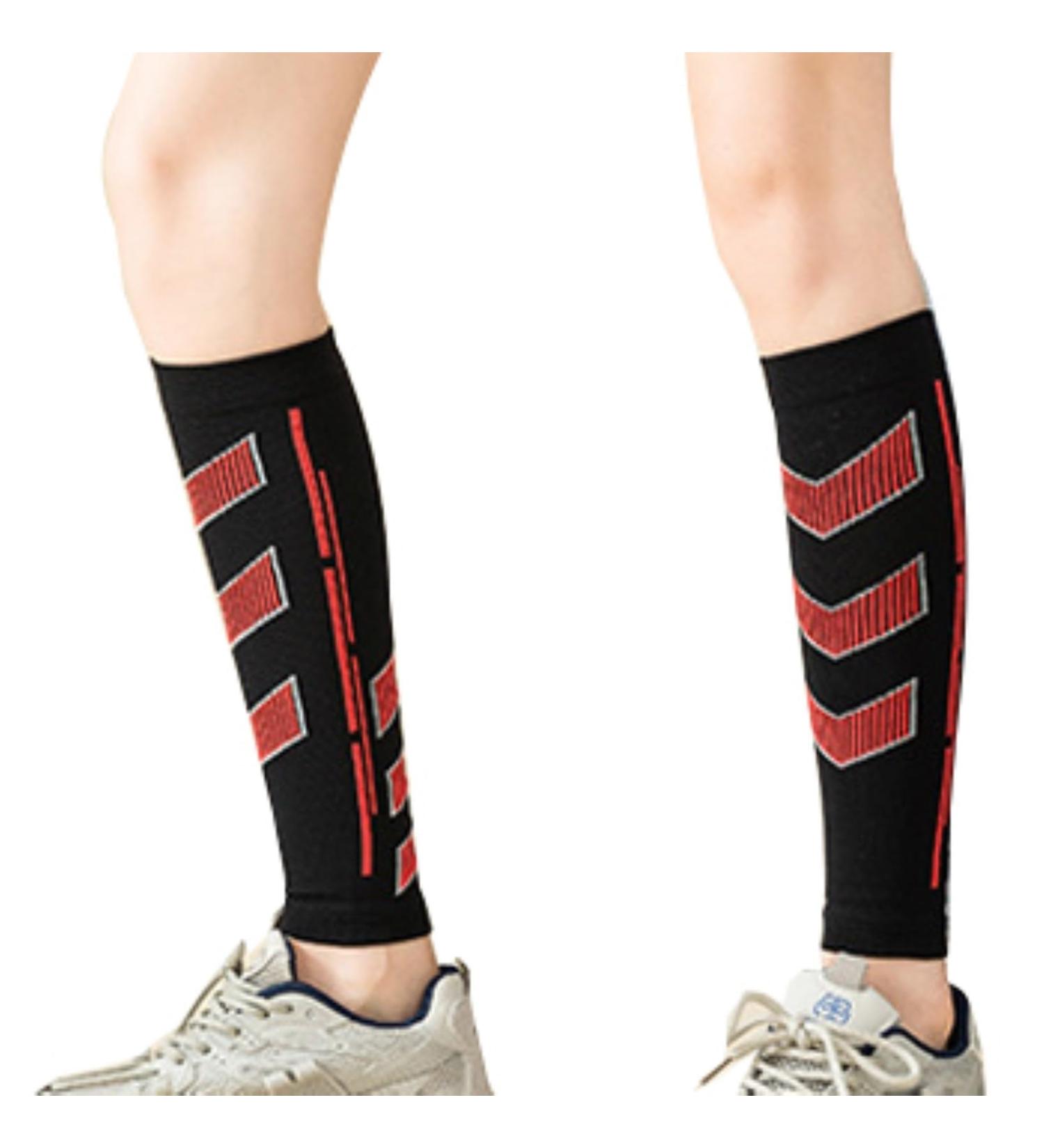 Calf Compression Sleeve | Pain Relief Leg Support for Running & Injury Recovery | L/XL Size A - Buy Online on GoSupps.com