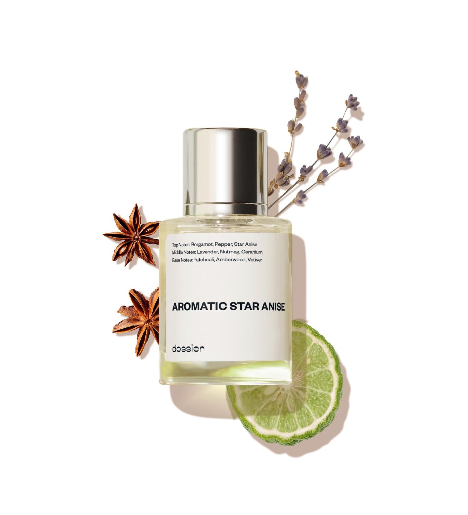 Dossier - Aromatic Star Anise - Eau de Parfum - Inspired by Luxury Perfumes - Pure Infused - For Men - Fragrance 1.7 Fl 0z (Spray 50ml) 1.7 Fl Oz (Pack of 1) - Buy Online on GoSupps.com