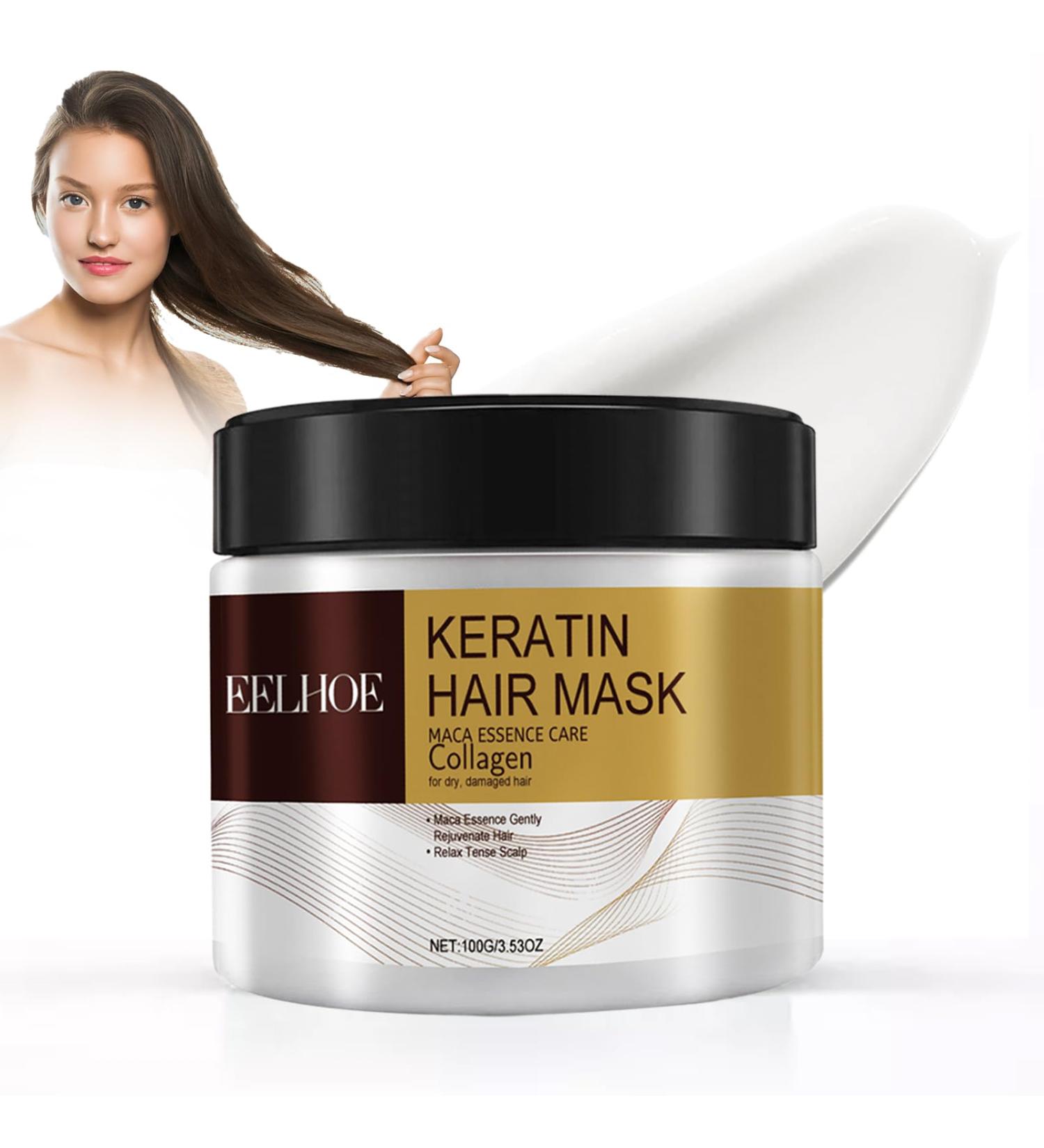 Actsime Collagen Hair Mask 100g Deep Repair Hair Treatment Argan Oil for Dry Damaged Hair - Buy Online on GoSupps.com