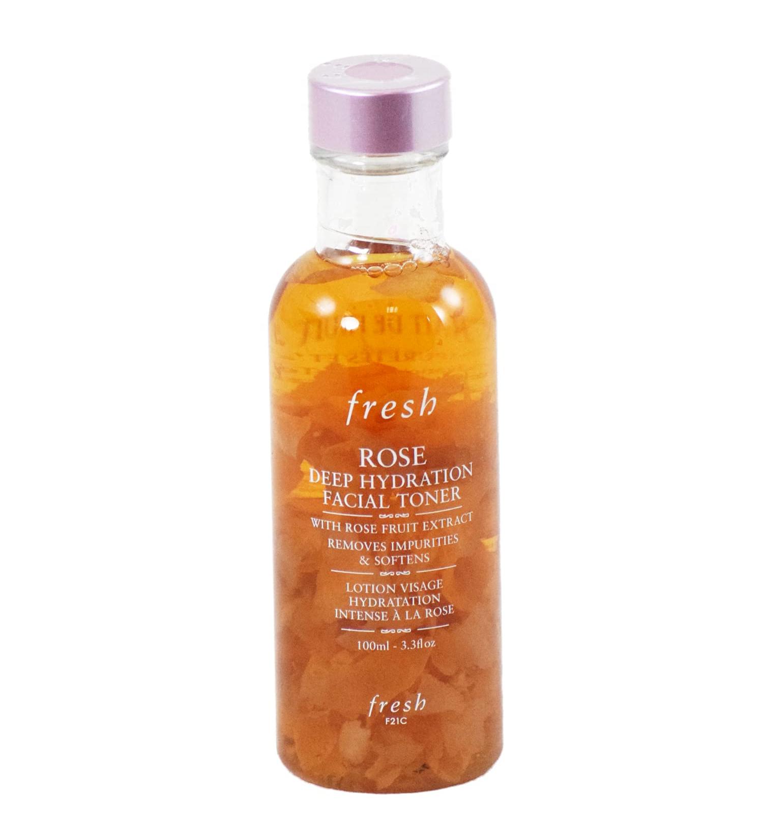 Fresh Rose Deep Hydration Facial Toner 3.3 oz - Hydrating Face Water 100 ml - Buy Online on GoSupps.com