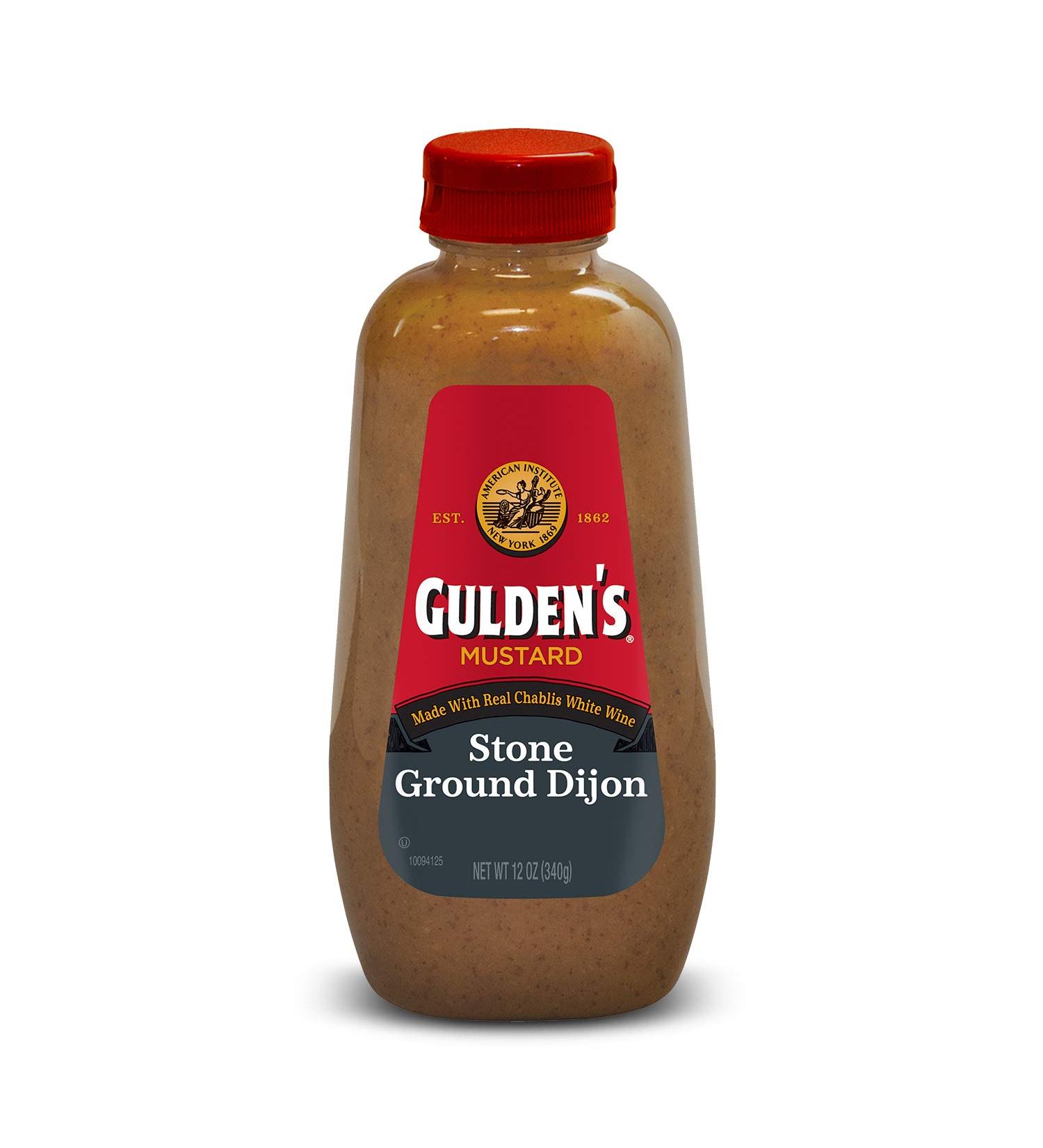 GULDEN'S Stone Ground Dijon Mustard Squeeze Bottle 12 oz (Pack of 12) | Keto Friendly | Packaging may vary - Buy Online on GoSupps.com