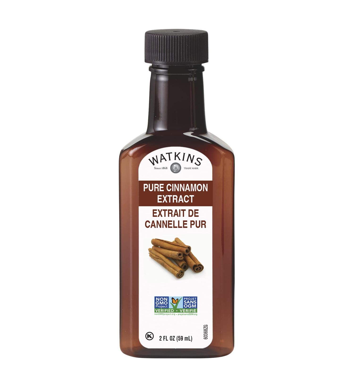 Watkins Pure Cinnamon Extract Non-GMO Kosher 2 oz - 1-Pack 2 Fl Oz - Buy Online on GoSupps.com