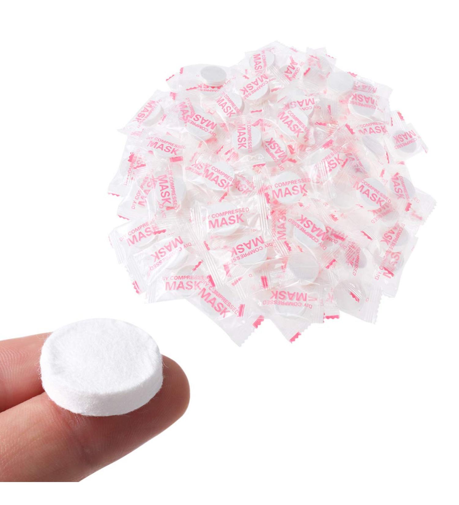 FOMIYES 200pi ces Masque Compress Jetable Coton Masque Facial Pour Voyage Soins Peau Type Bonbon Facile Utiliser - Buy Online on GoSupps.com