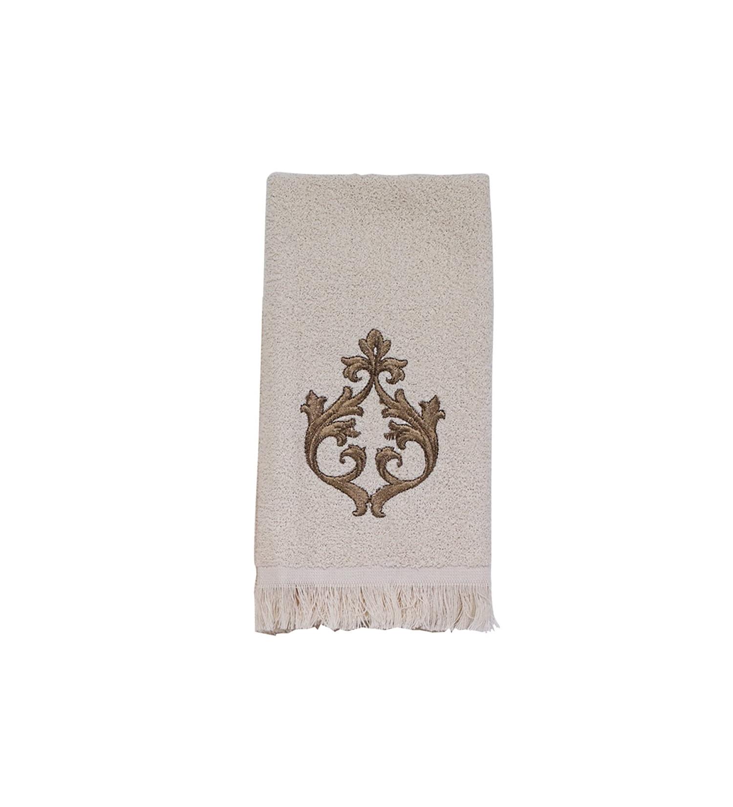 Avanti Linens Monaco Fingertip Towel, Ivory Ivory Fingertip Towel
