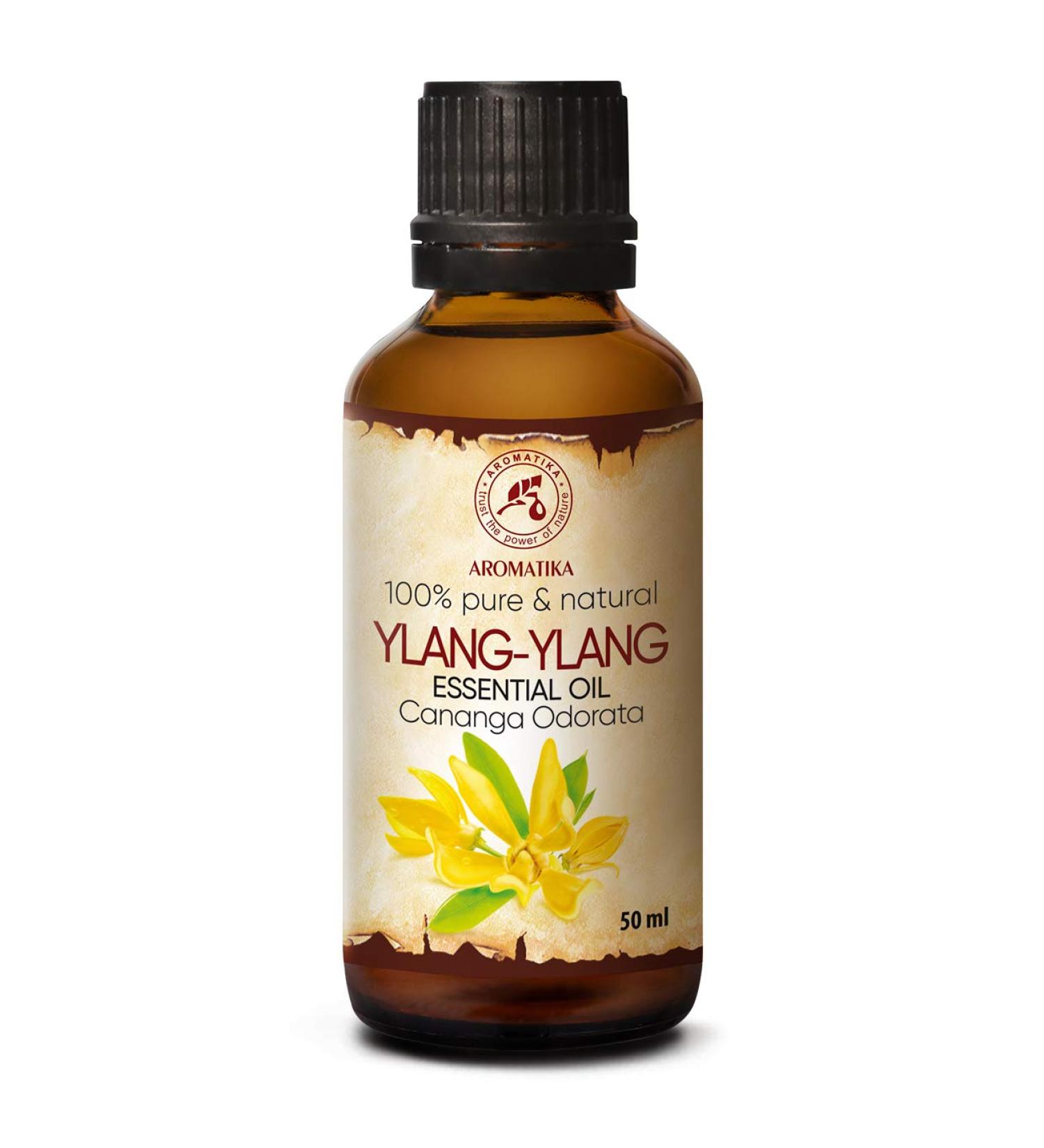 Buy 100% Pure Ylang-Ylang Essential Oil 1.7 Fl Oz - Cananga Odorata from Madagascar for Aromatherapy Relaxation and Beauty - Best Essential Oil for Good Sleep & Aroma Diffuser - Buy Online on GoSupps.com