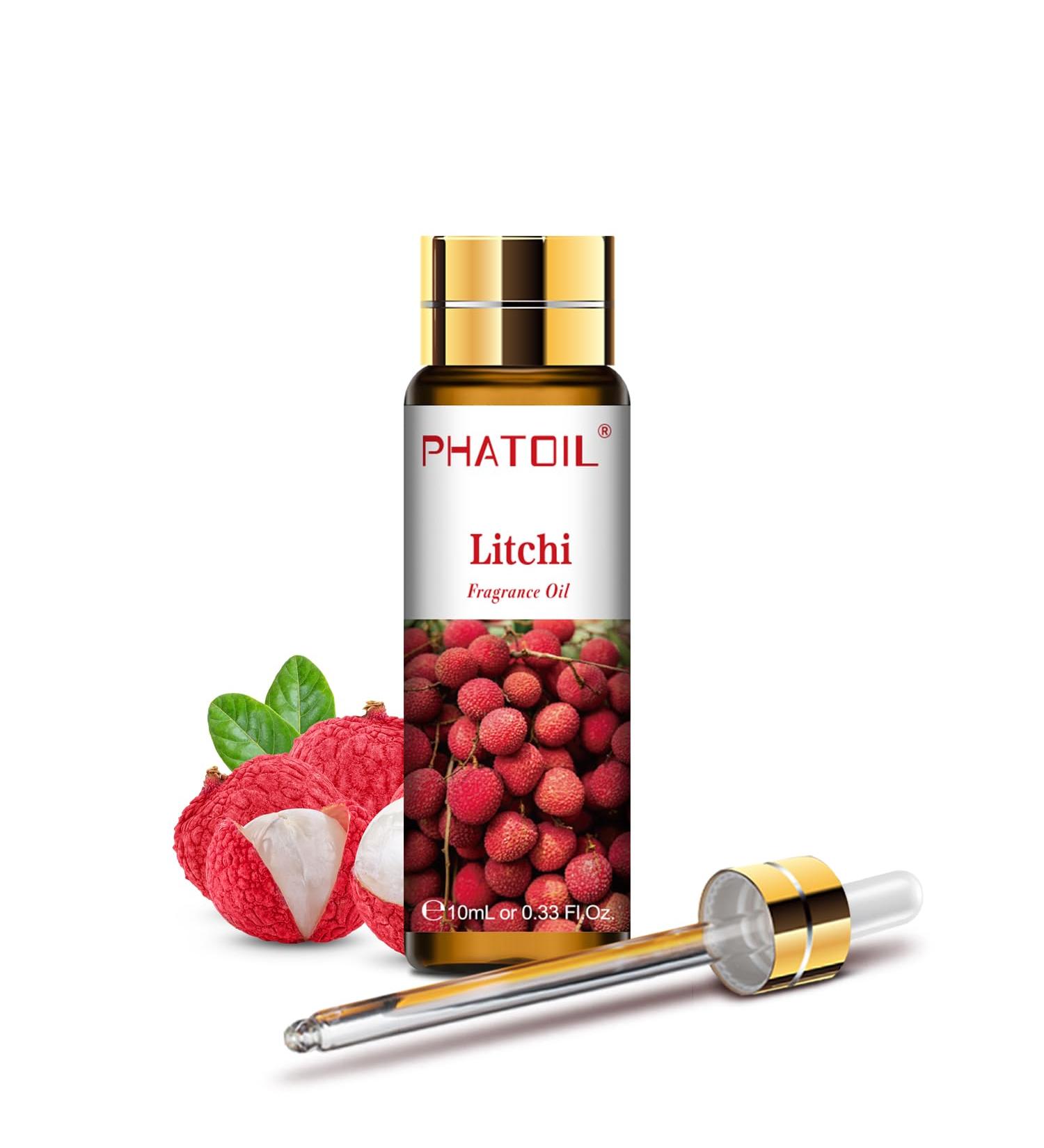 PHATOIL Litchi Fragrance Oil 10ml - Home Aromatherapy, Soap & Candle Making - Buy Online on GoSupps.com