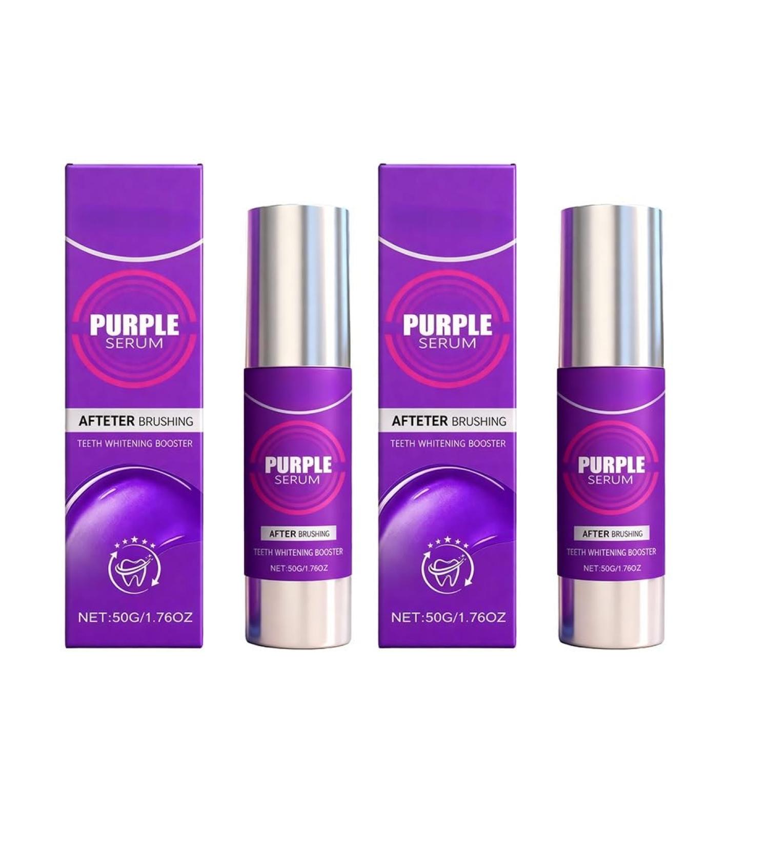 Purple Teeth Cleaning Toothpaste - Gentle Clean Teeth Brightening Fresh Breath Daily Oral Care(2PCS) - Buy Online on GoSupps.com
