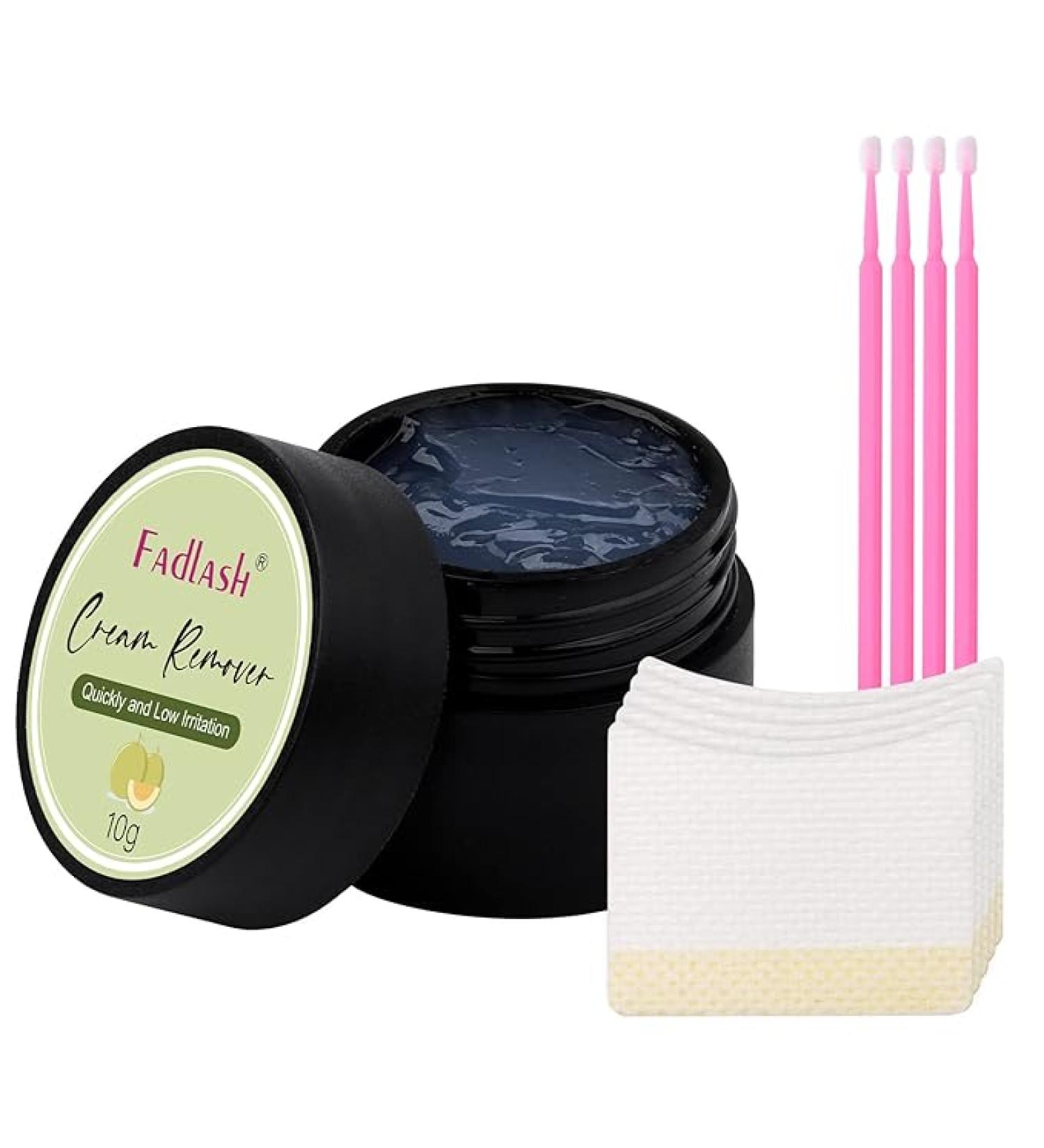 Eyelash Extension Remover 10g Cream Lash Extension Remover Dissolves Powerful Eyelash Glue Remover Low Irritation eyelash remover for lash extensions Lash Glue Remover for Sensitive Skin(Hami Melon) - Buy Online on GoSupps.com