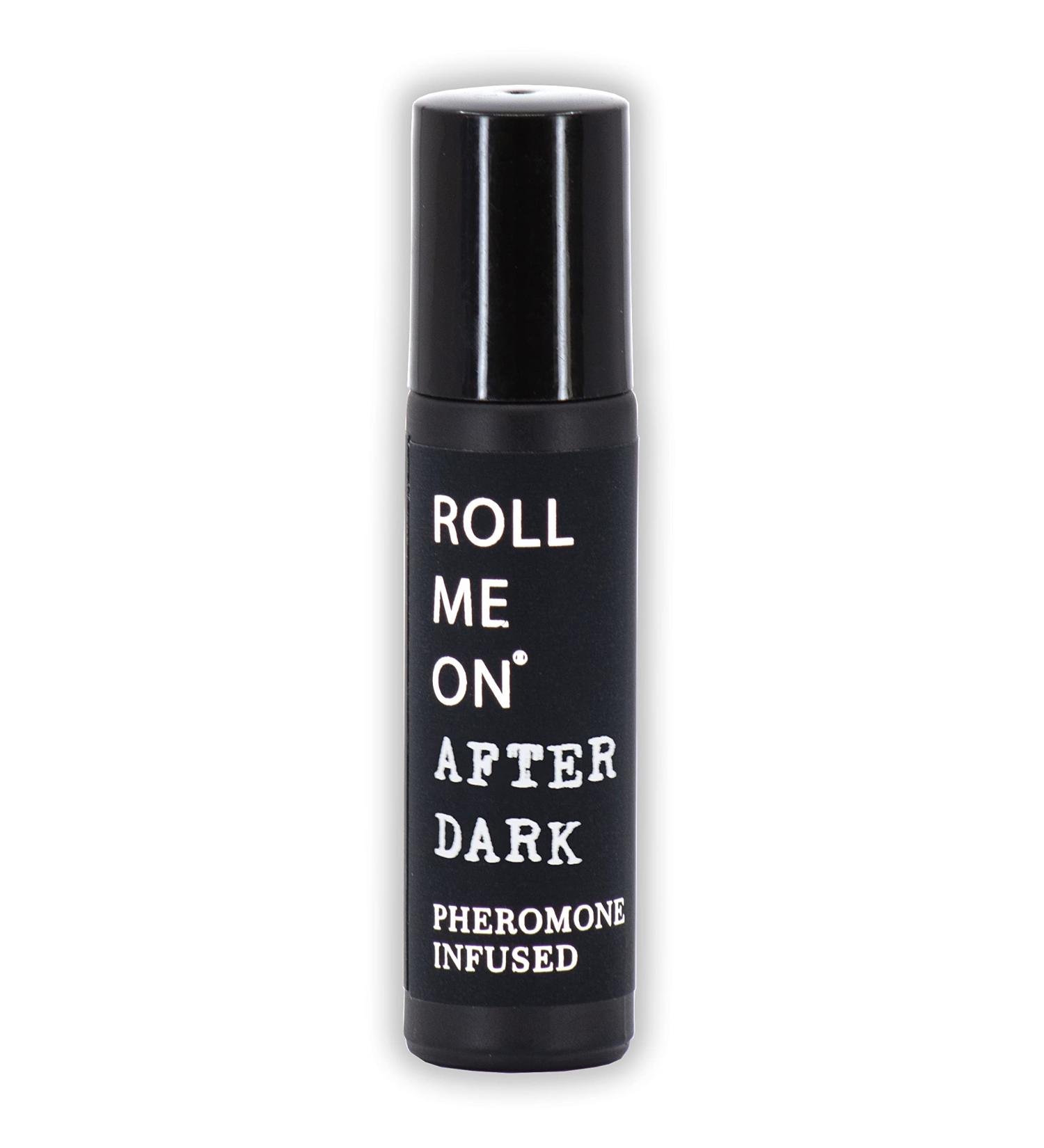 Lulu Candles | Roll Me On | After Dark - Mahogany Teak | Pheromone Infused | Eau de Parfum | Travel Size Vegan - Roller Ball Perfume - 10 ML After Dark - Mahogany Teak 0.1 Fl Oz (Pack of 1)