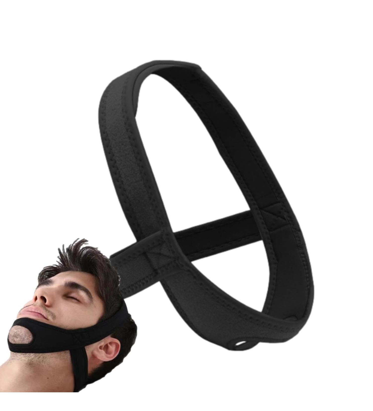 Buy Adjustable Anti-Snoring Chin Strap - Breathable Sleep Solution for Men & Women | Stop Snoring with Comfortable Jaw Support - Buy Online on GoSupps.com