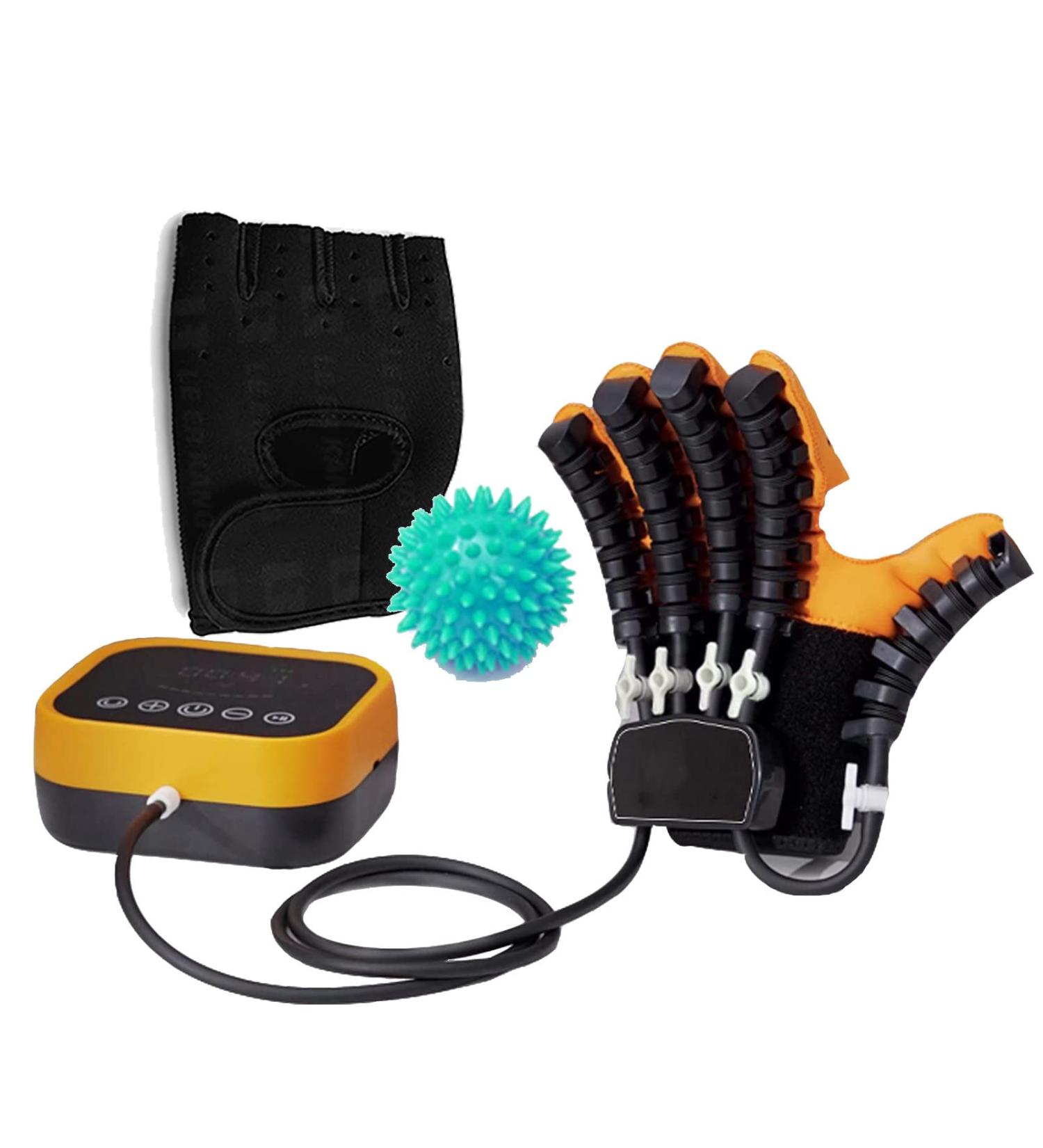 Rehabilitation Robot Gloves Finger Pain Relief for Functional Improvement of The Hands Finger Orthosis Training Intensity Can Be Adjusted Left-S Right Medium - Buy Online on GoSupps.com