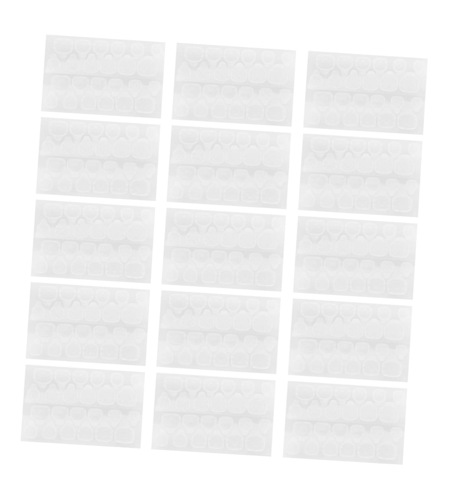 FRCOLOR 15sheets Nail Jelly Glue Manicure Fake Nails Glue Double Sided Nail Glue Jelly Glue Stickers Nail Glue Patches Manicure Tools Breathable Nail Glue Nail Gel Water Proof - Buy Online on GoSupps.com