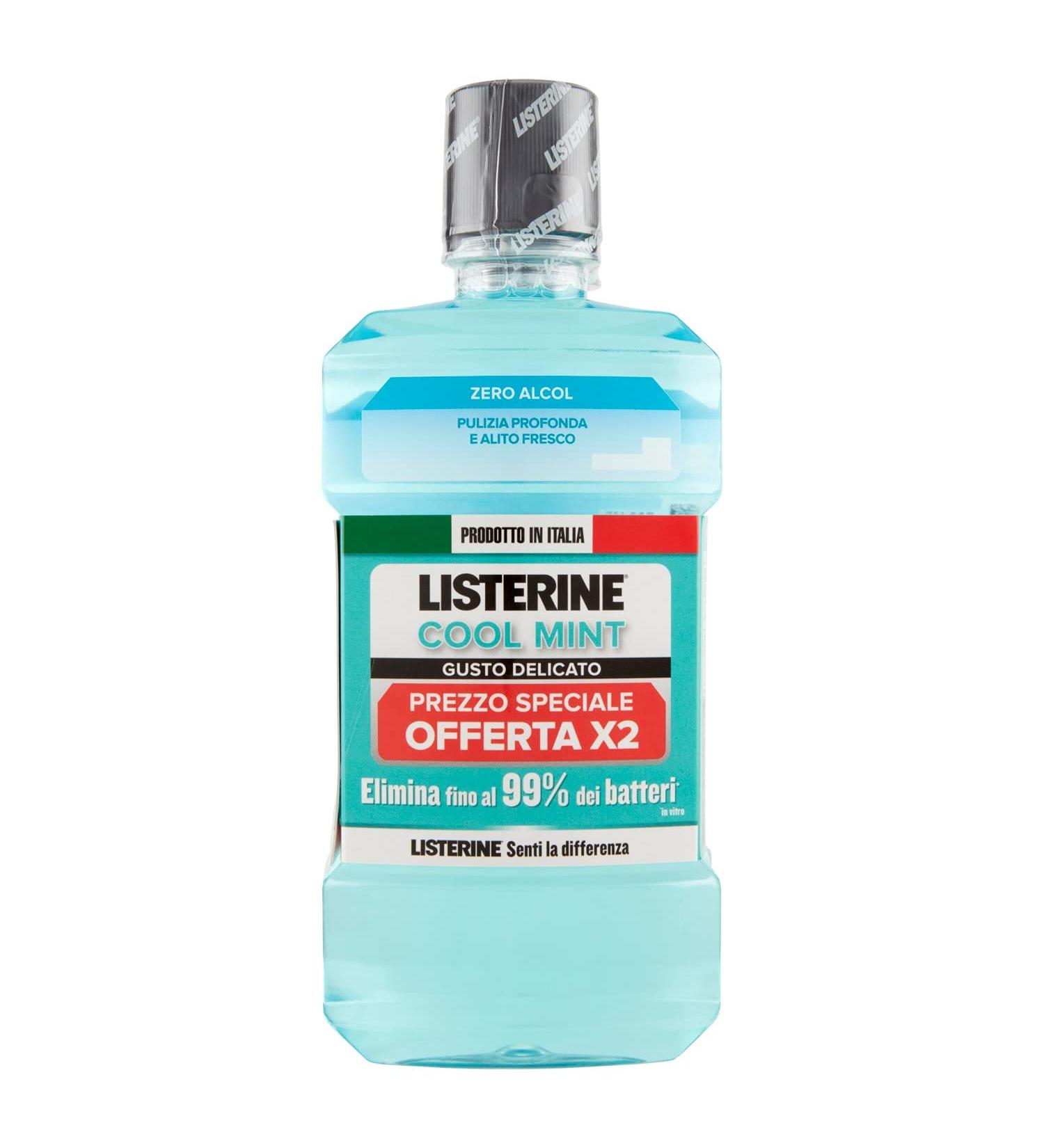 Listerine Zero mouthwash 2 bottles of 500ml - Buy Online on GoSupps.com