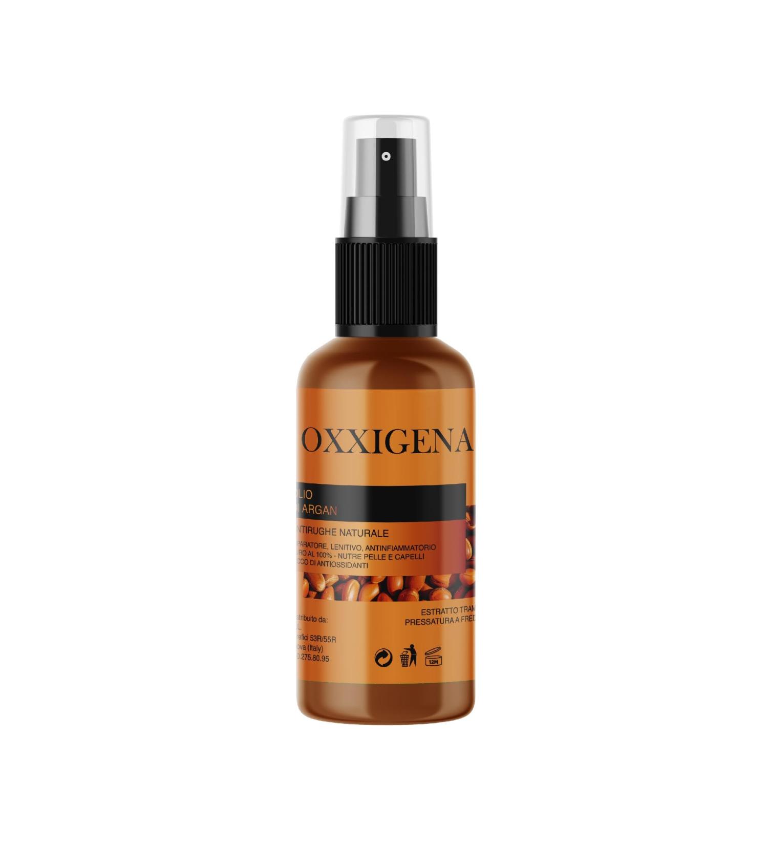 Oxxigena - Huile d'Argan du Maroc Pure 100% - Spray 100 ml - Press e Froid - Hydratante Id ale pour le Visage les Cheveux la Peau la Barbe et les Cuticules - V g talienne sans OGM 100 ml (Lot de 1) - Buy Online on GoSupps.com