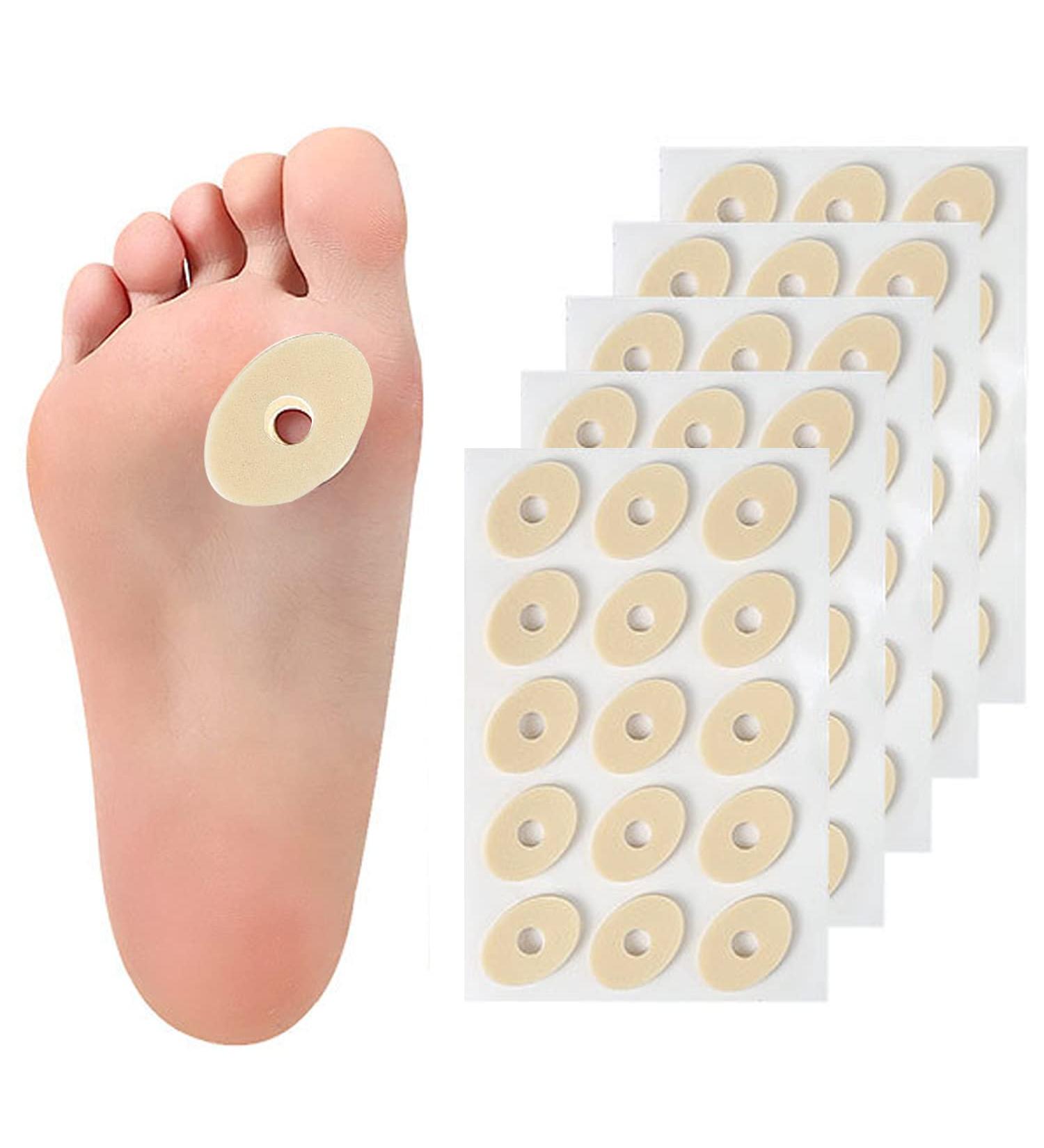 120 Pcs Foam Corn Cushions - Waterproof Toe Pads for Corn Callous Protection - Buy Online on GoSupps.com