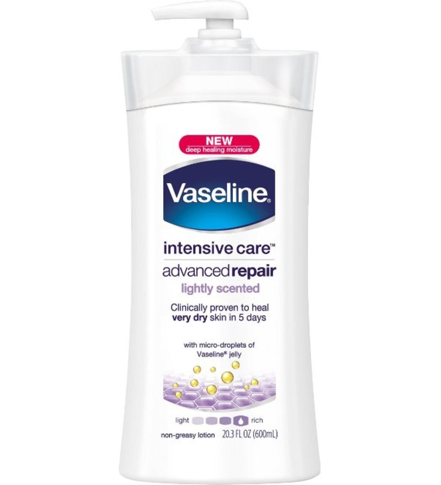 Vaseline Intensive Care Advanced Repair Lotion Lightly Scented 20.30 oz (Pack of 4)