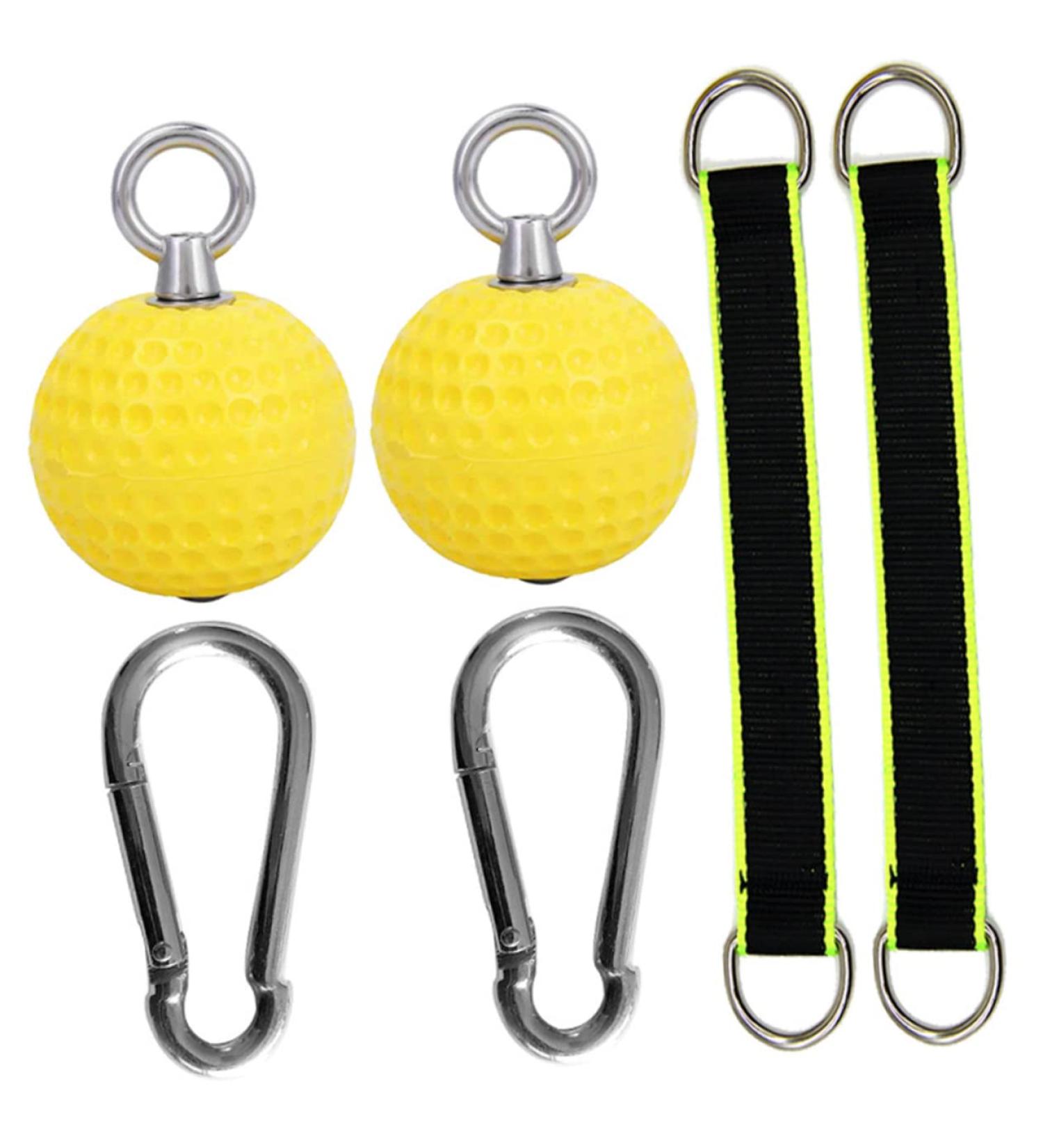 Buy Kombiuda Fitness Accessories Set - Grip Trainer Ball Flex Stick Pull-Up Trainer & Forearm Strengthener Slipproof Powerball & Handle Band for Gymnastics & Strength Training International Shipping Available - Buy Online on GoSupps.com