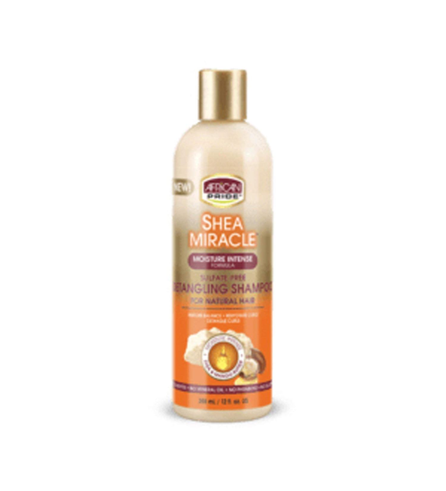 African Pride Shea Butter Miracle Detangling Shampoo 12 Ounce
