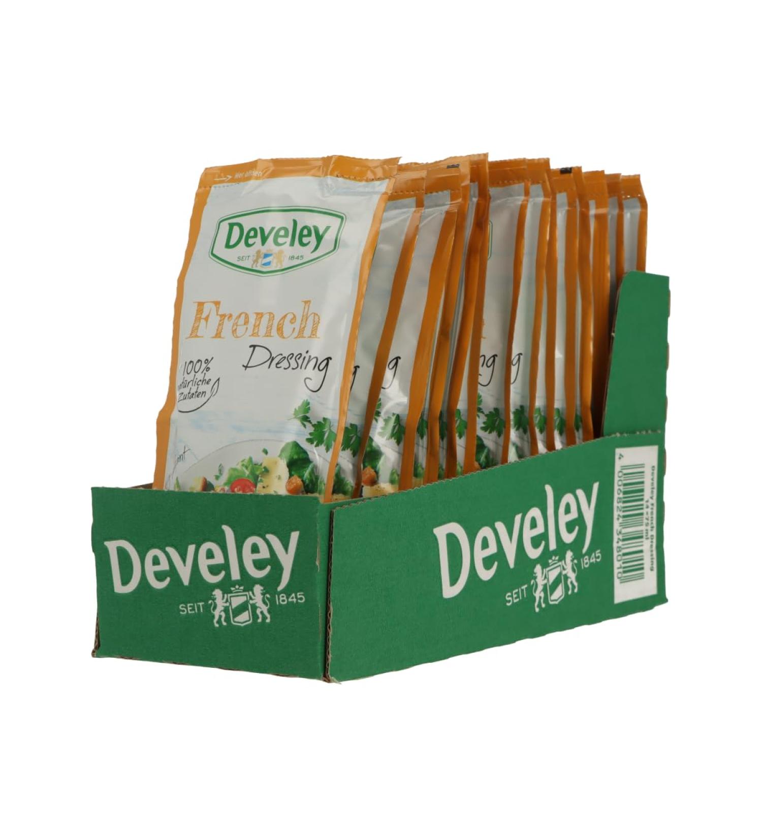 Develey Salad Dressing 14x75ml + Free Dough Card from Migase (French)