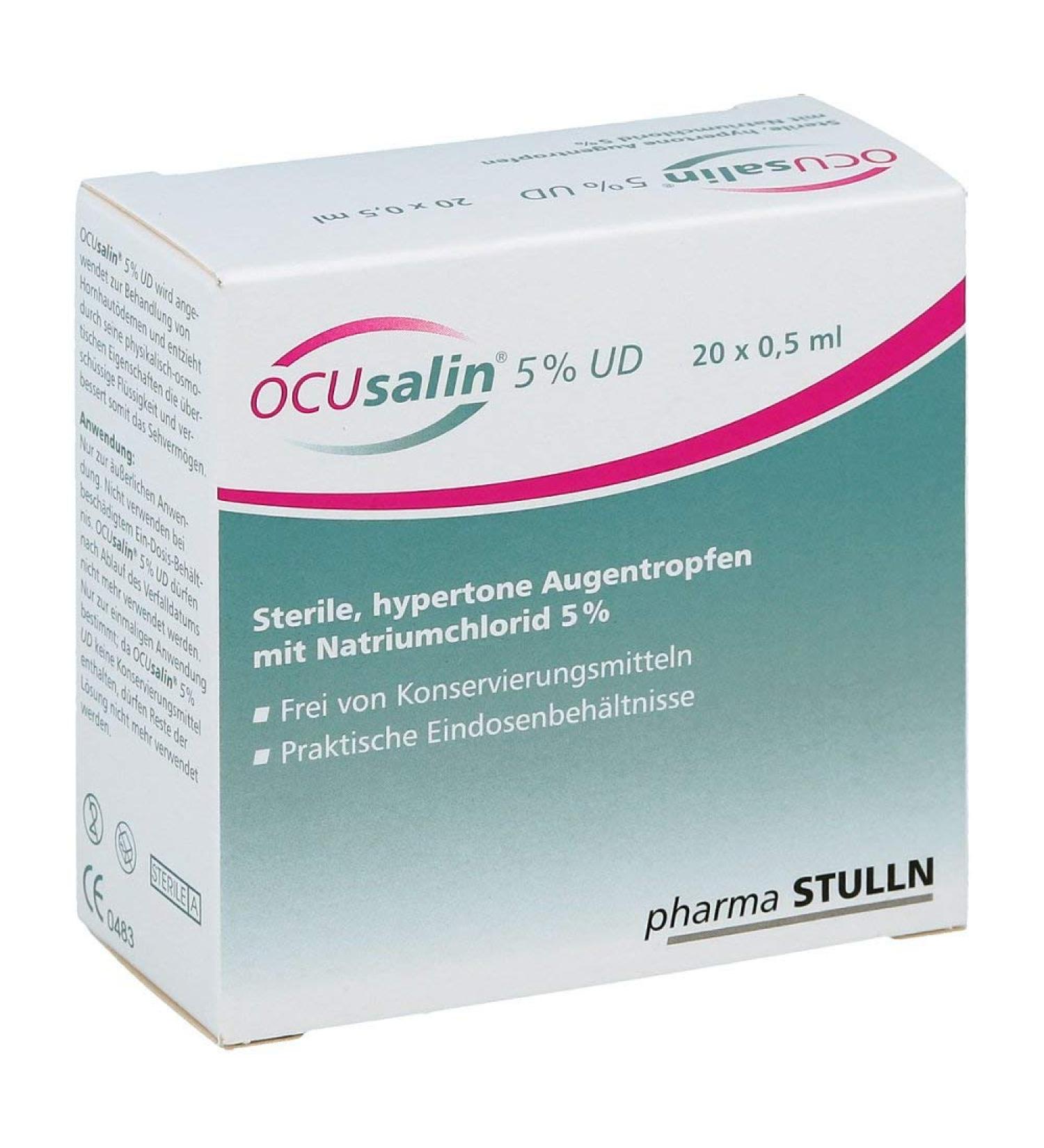 Buy Ocusalin 5% Eye Drops - 20x0.5 ml | Fast International Shipping - Buy Online on GoSupps.com