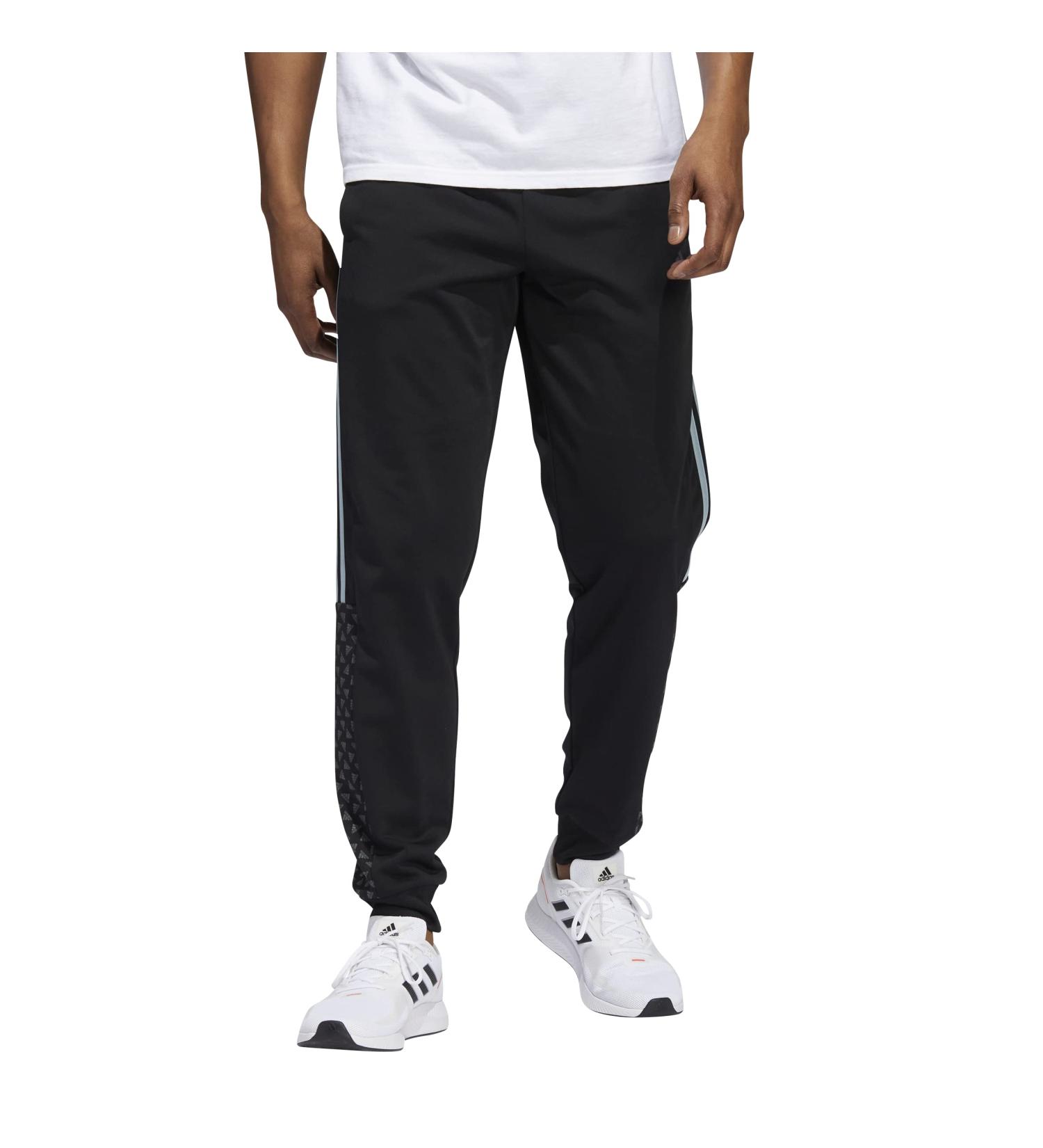adidas Men's Warm-up Tricot Badge of Sport Track Pants - Black (Size Large) - Buy Online on GoSupps.com