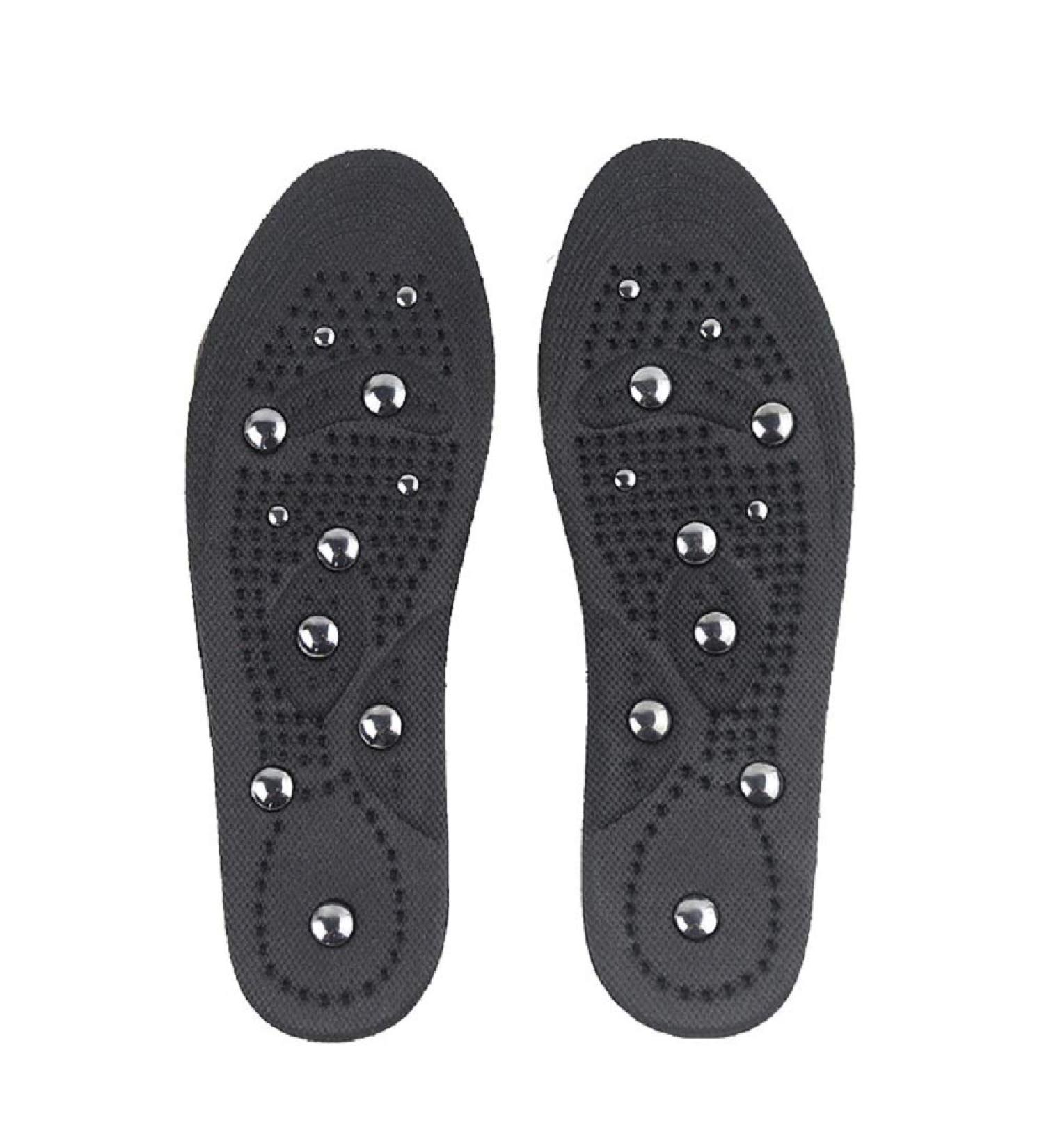 Magnetic Field Therapy Insoles - Breathable Massage Insoles for Foot Pain Relief Reflex Zone & Acupressure - Improve Blood Circulation & Foot Health (25.5 cm EU Women 35-40) - Buy Online on GoSupps.com
