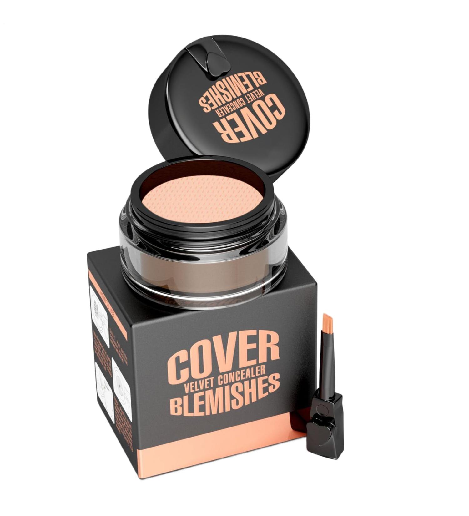  Fravsiu Waterproof Blemish Concealer Long Lasting Full Coverage Cream Interactive Lightweight Facial Primer 6g Skin Foundation Ideal for Women and Men Everyday Makeup - Buy Online on GoSupps.com