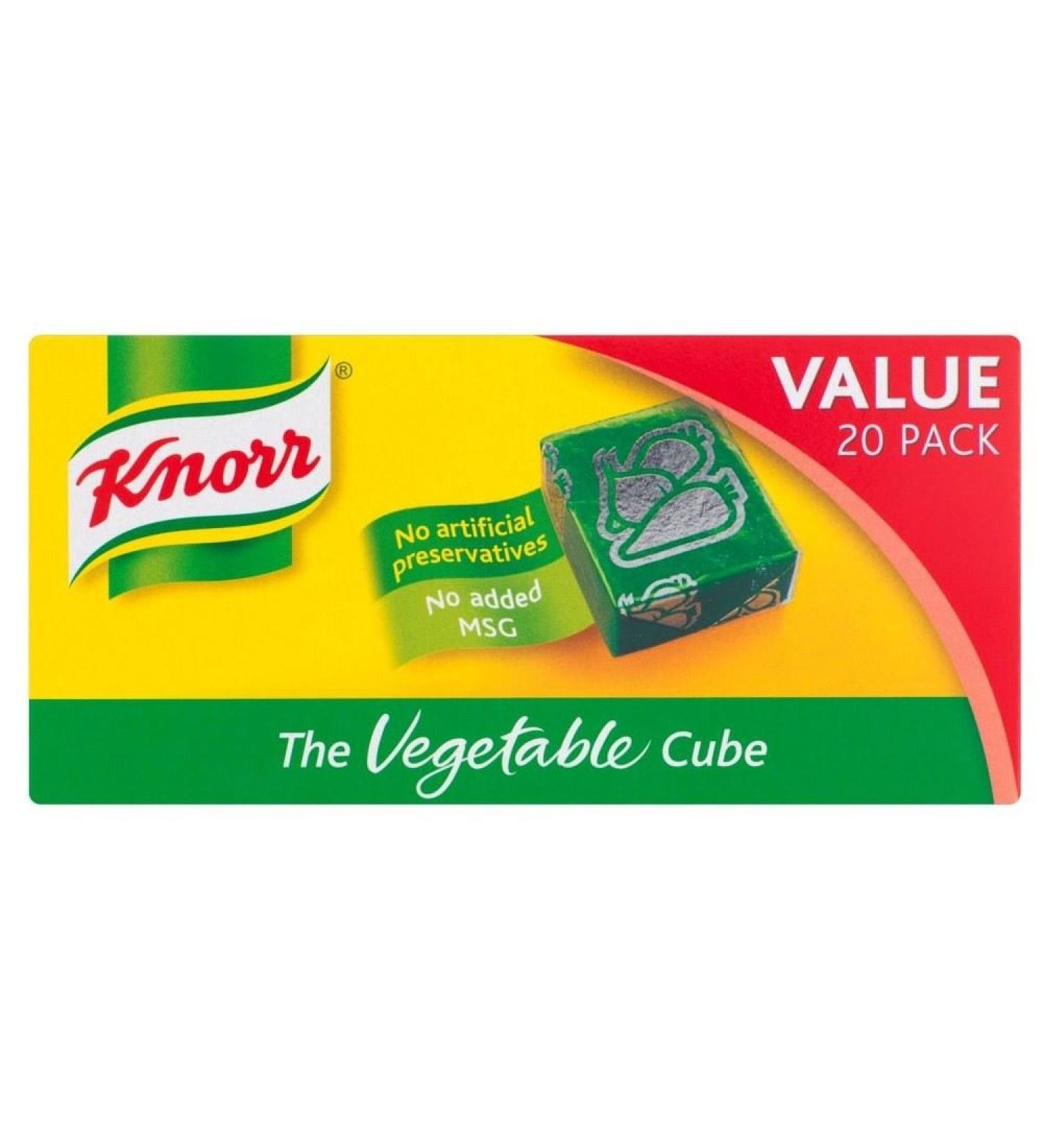 Knorr Knorr Vegetable Broth Cubes (20 x 10 g) - Pack of 2