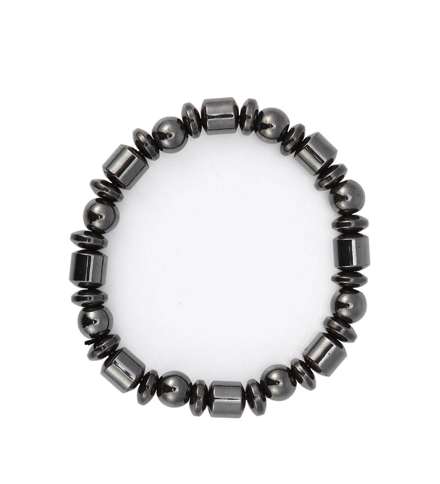 Simple Elastic Magnetic Therapy Bracelet for Elderly Ladies - Black - Enhance Wellness - Buy Online on GoSupps.com