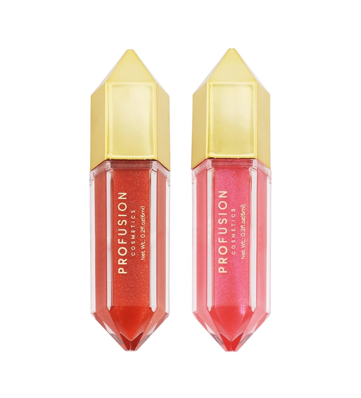 Profusion Cosmetics Velvet Matte Lip Oil Gloss Duo - Nourishing Soft Matte Finish for a Perfect Pout | International Shipping Available - Buy Online on GoSupps.com