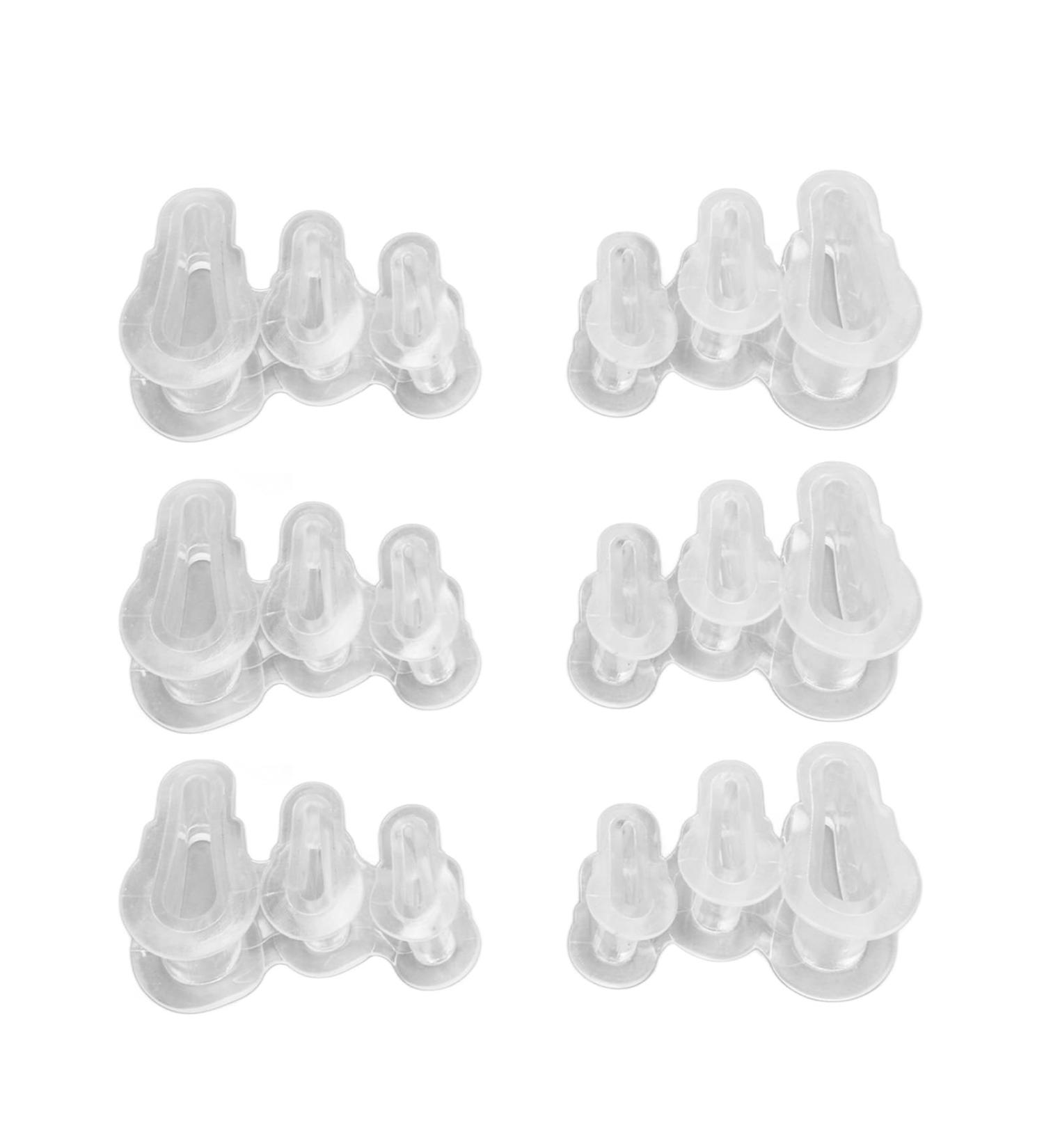 Hammertoe Corrector: 3 Pairs Silicone Soft Crest Pad with Separator Loops - Overlapping and Mallet Toes Relief - Buy Online on GoSupps.com