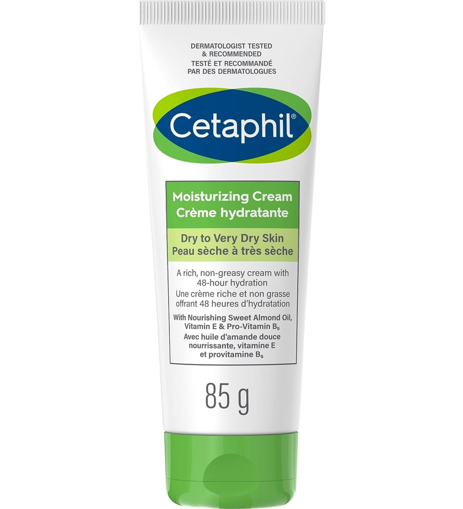 Cetaphil Cream 85g - Hydrating Moisturizer for All Skin Types | Buy Internationally - Buy Online on GoSupps.com