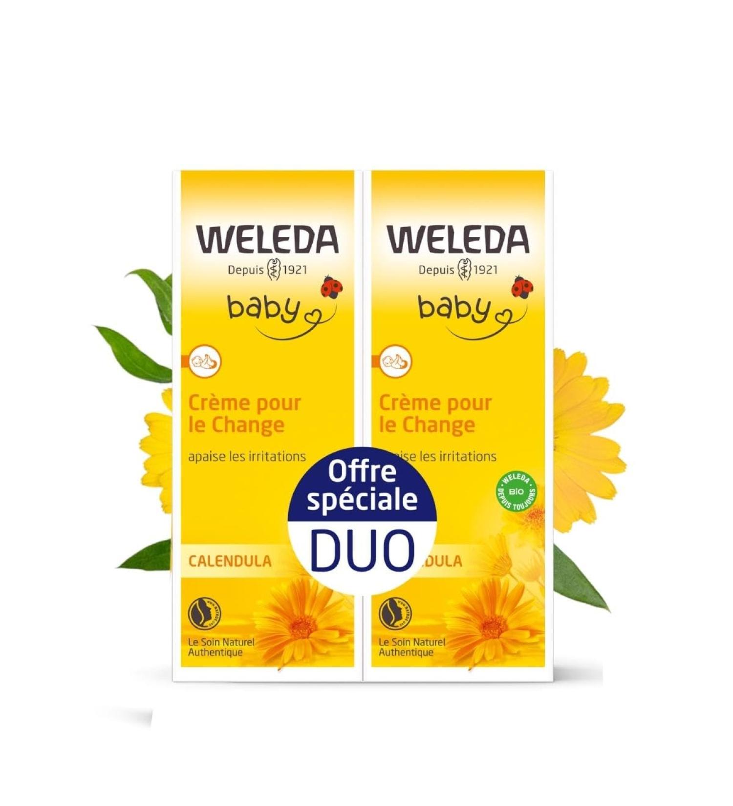 WELEDA - Duo Calendula Change Cream - 2x75 ml - Buy Online on GoSupps.com