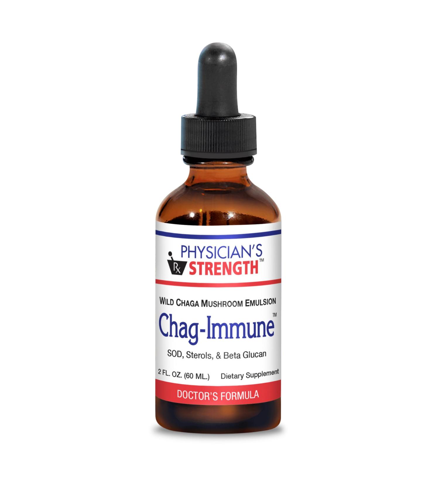 Buy Physician's Strength Chag-Immune 2 fl oz - Wild Chaga Mushroom Emulsion for Immune Support - 33 Servings - International Shipping Available - Buy Online on GoSupps.com