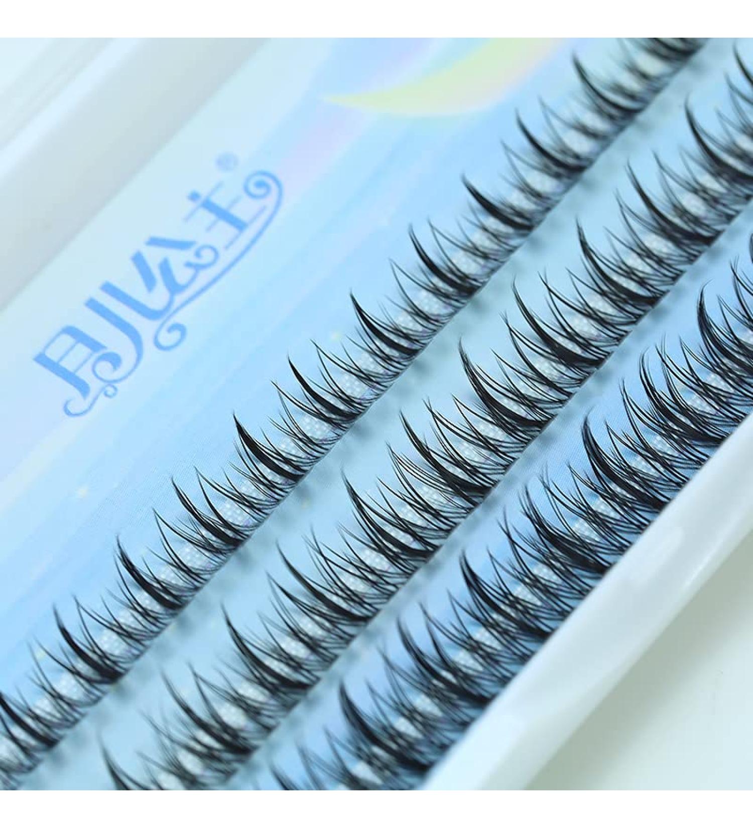 DIY Eyelash Extensions - Angel Eyelashes | Natural Individual & Cluster Lashes | Wholesale 9/10/11mm - Perfect for Flower Fairy Eye Makeup - Buy Online on GoSupps.com