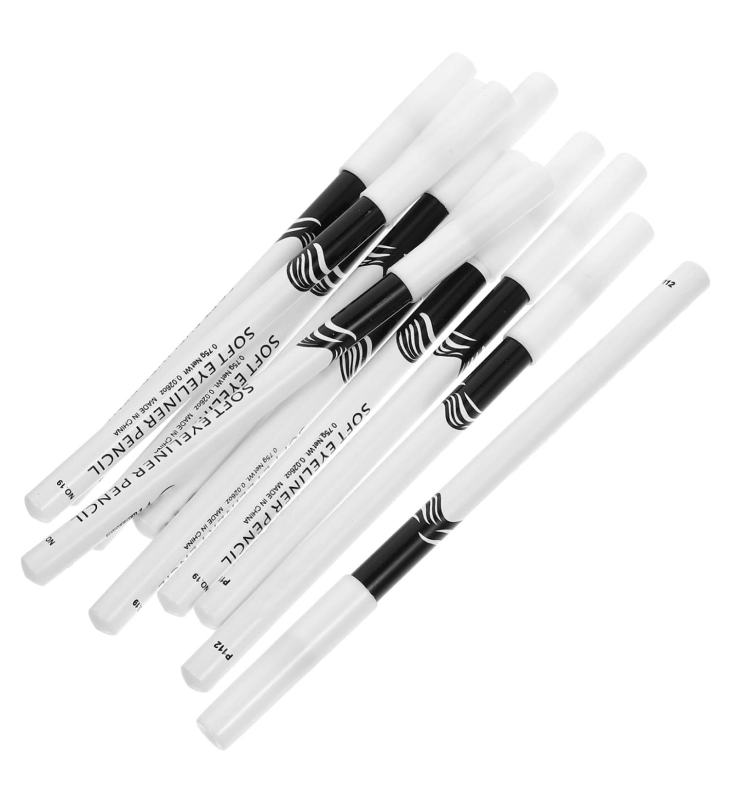 PACKOVE 10Pcs Eye Pencil for Women Multifunctional Eyeliner Eyeshadow Pen Highlight Pen Material Portable Long Lasting Make Up Effect - Buy Online on GoSupps.com