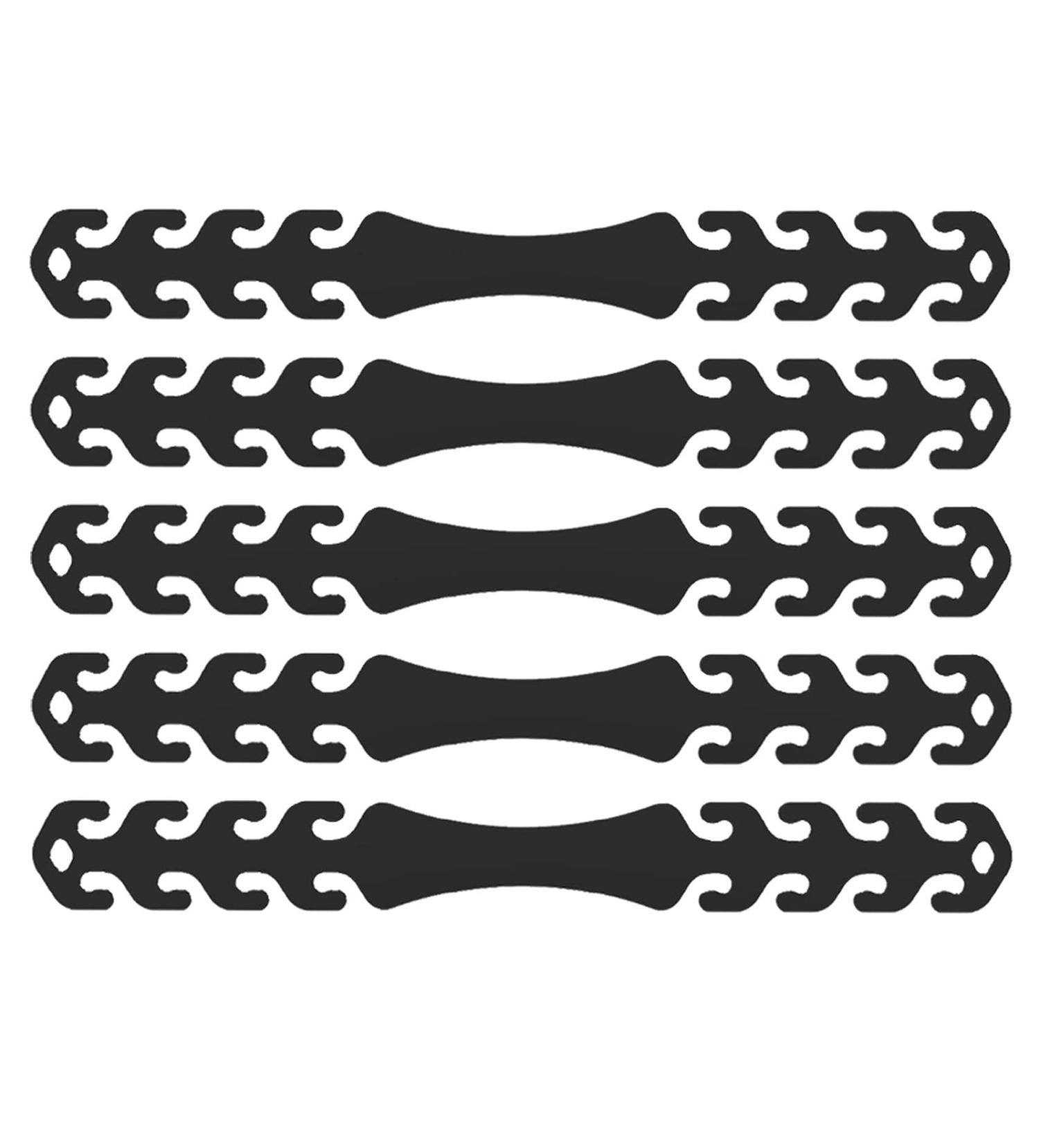TT-5 Adjustable Mask Holder & Extension - Anti-Slip Headband for Adults | Black Mouth Protection Mask Chain - Buy Online on GoSupps.com