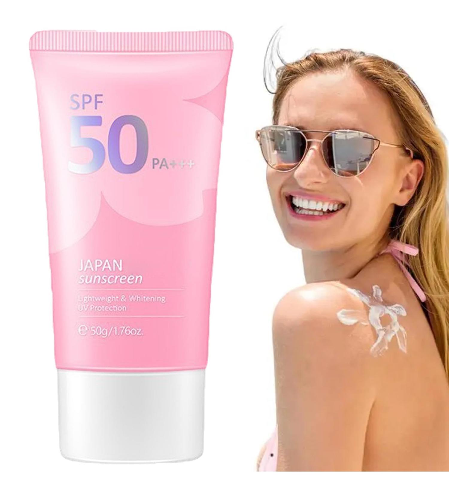 Japan Sunscreen SPF 50 - Japanese Sunscreen for Face Moisturizing Essence Cream PA+++ Rosada - International Shipping Available - Buy Online on GoSupps.com